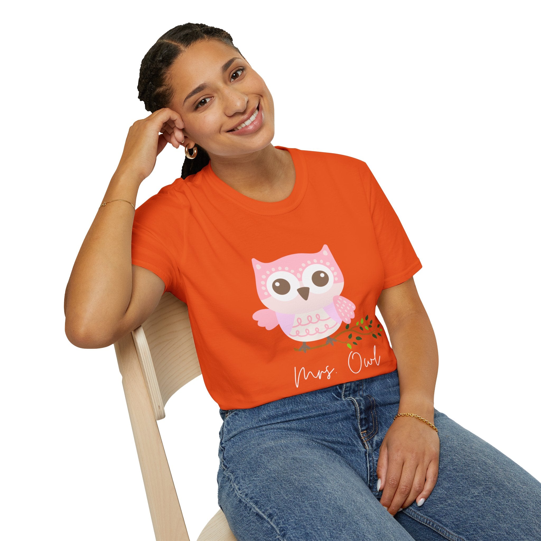 Cute Owl Unisex T-Shirt, Gift for Animal Lovers, Cozy Casual Wear