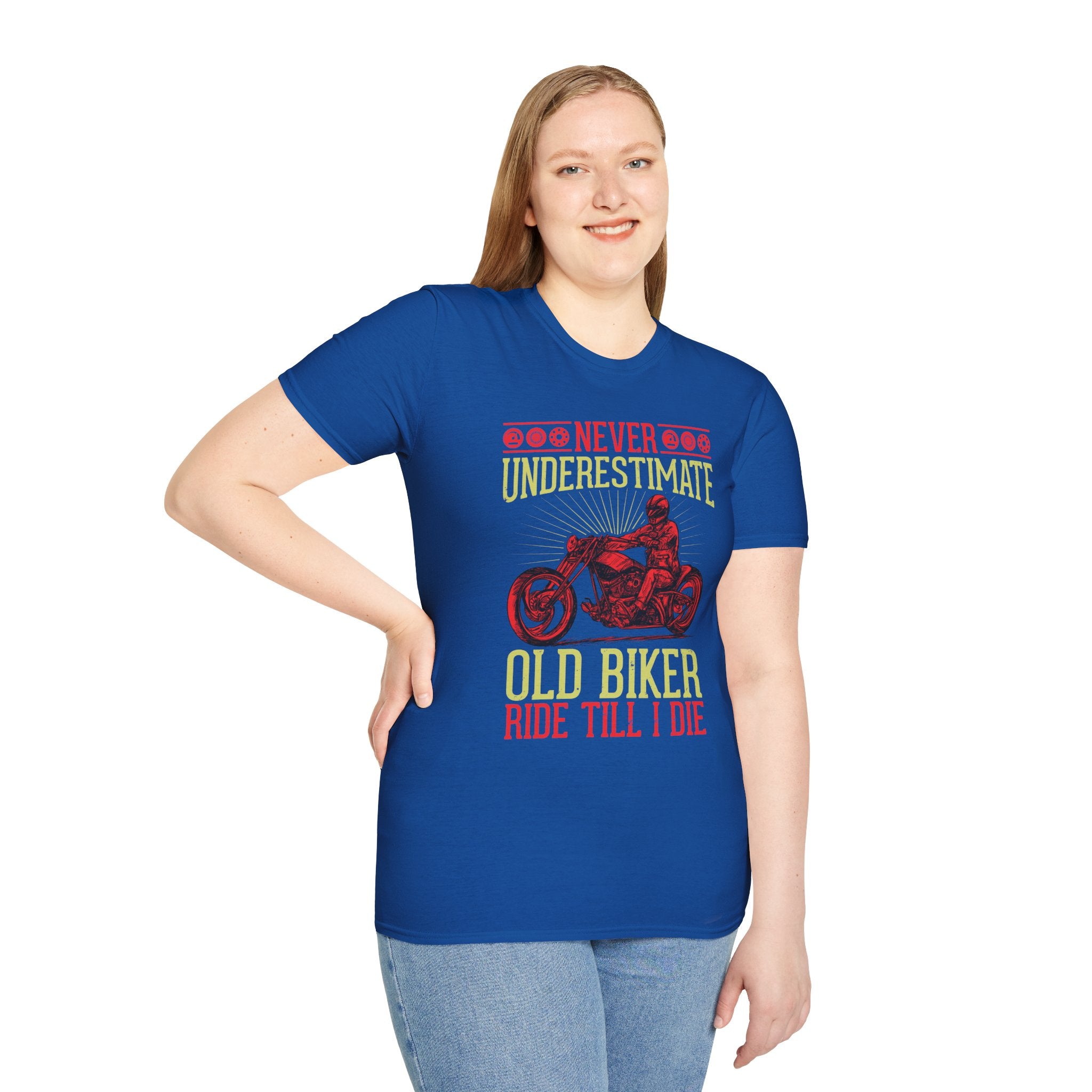Unisex Biker Shirt - Never Underestimate Old Biker - Motorcycle Gift, Motorbike Lover Tee, Father’s Day Present, Adventure Apparel, [...]