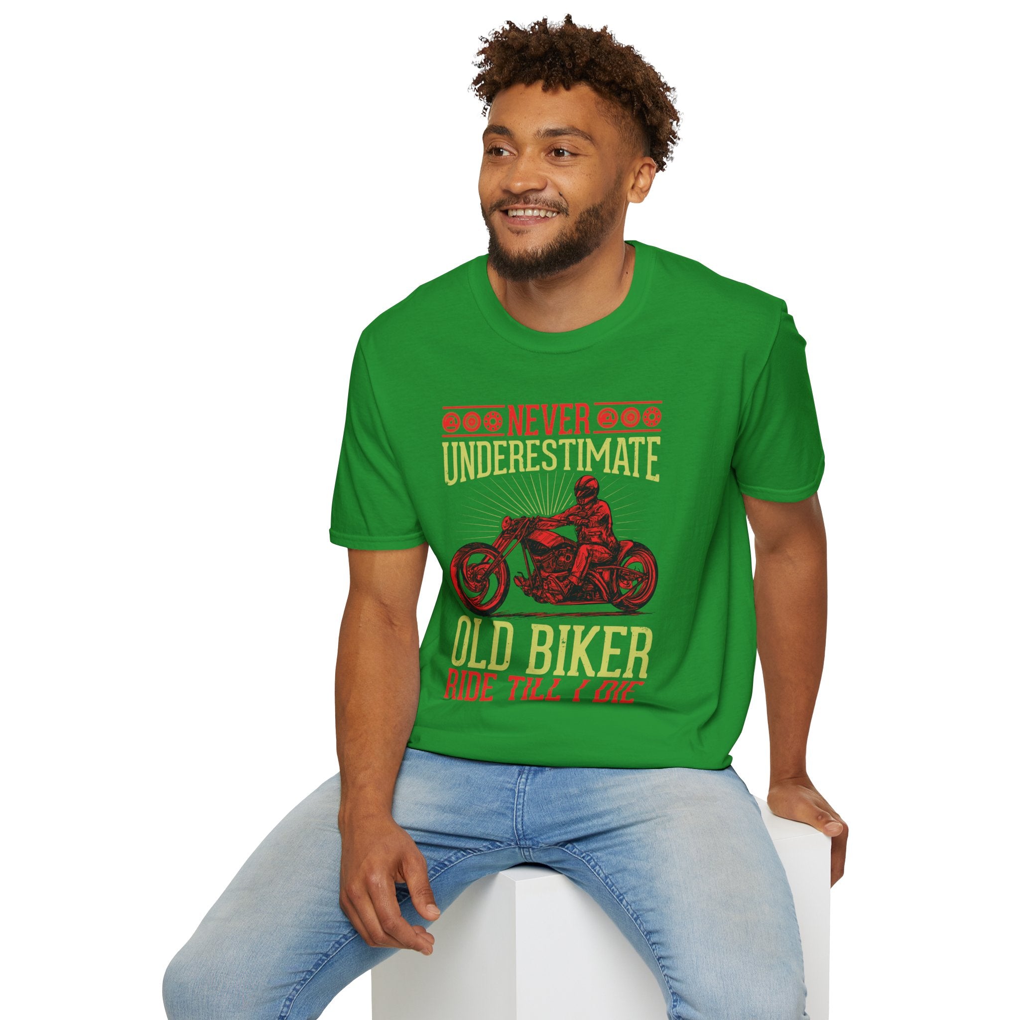 Unisex Biker Shirt - Never Underestimate Old Biker - Motorcycle Gift, Motorbike Lover Tee, Father’s Day Present, Adventure Apparel, [...]