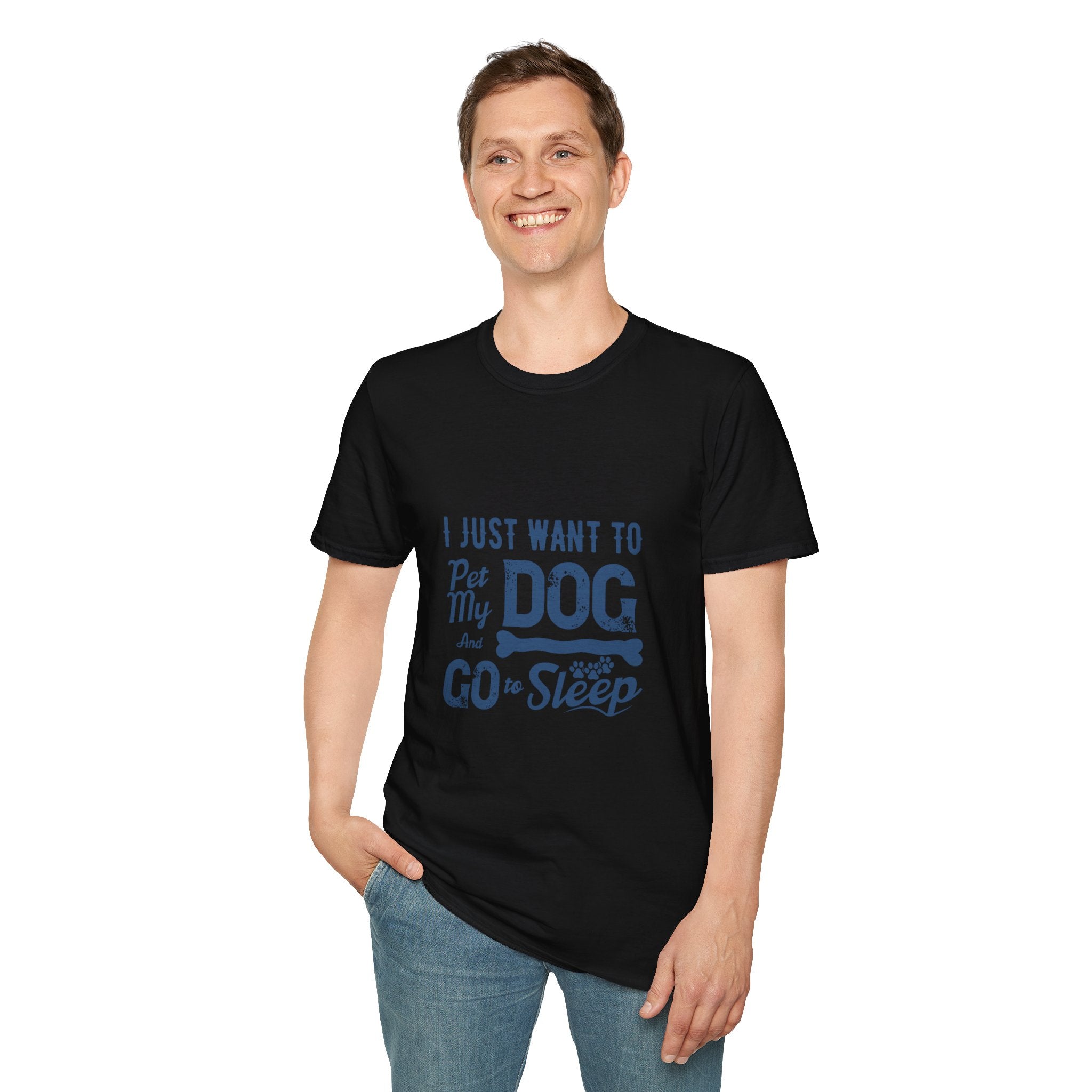Funny Dog Lover Unisex T-Shirt, Pet Lover Gift, Cute Dog T-Shirt, Dog Mom, Dog Dad Apparel, Animal Lover Shirt