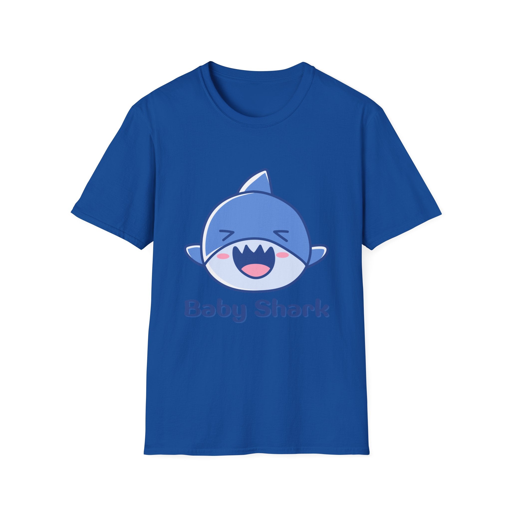 Baby Shark Softstyle T-Shirt, Fun Kids Tee, Cute Baby Shark Shirt
