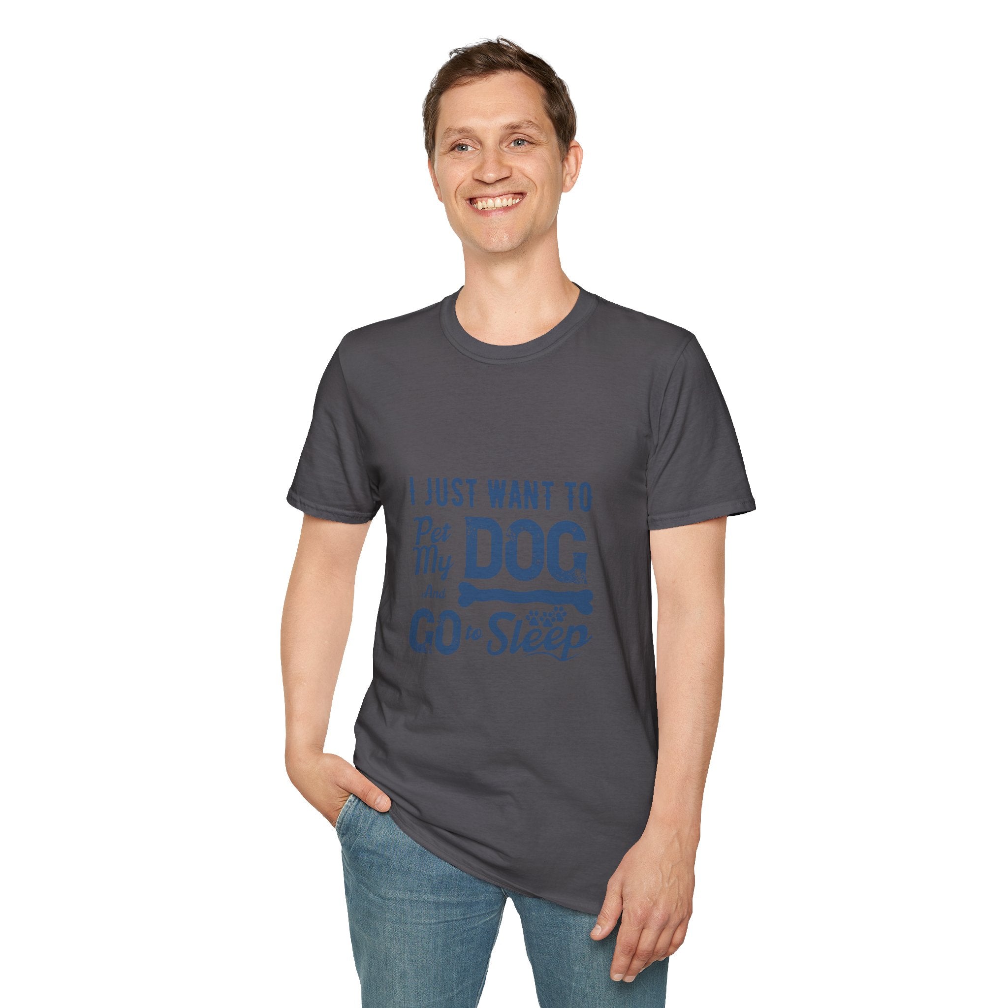 Funny Dog Lover Unisex T-Shirt, Pet Lover Gift, Cute Dog T-Shirt, Dog Mom, Dog Dad Apparel, Animal Lover Shirt