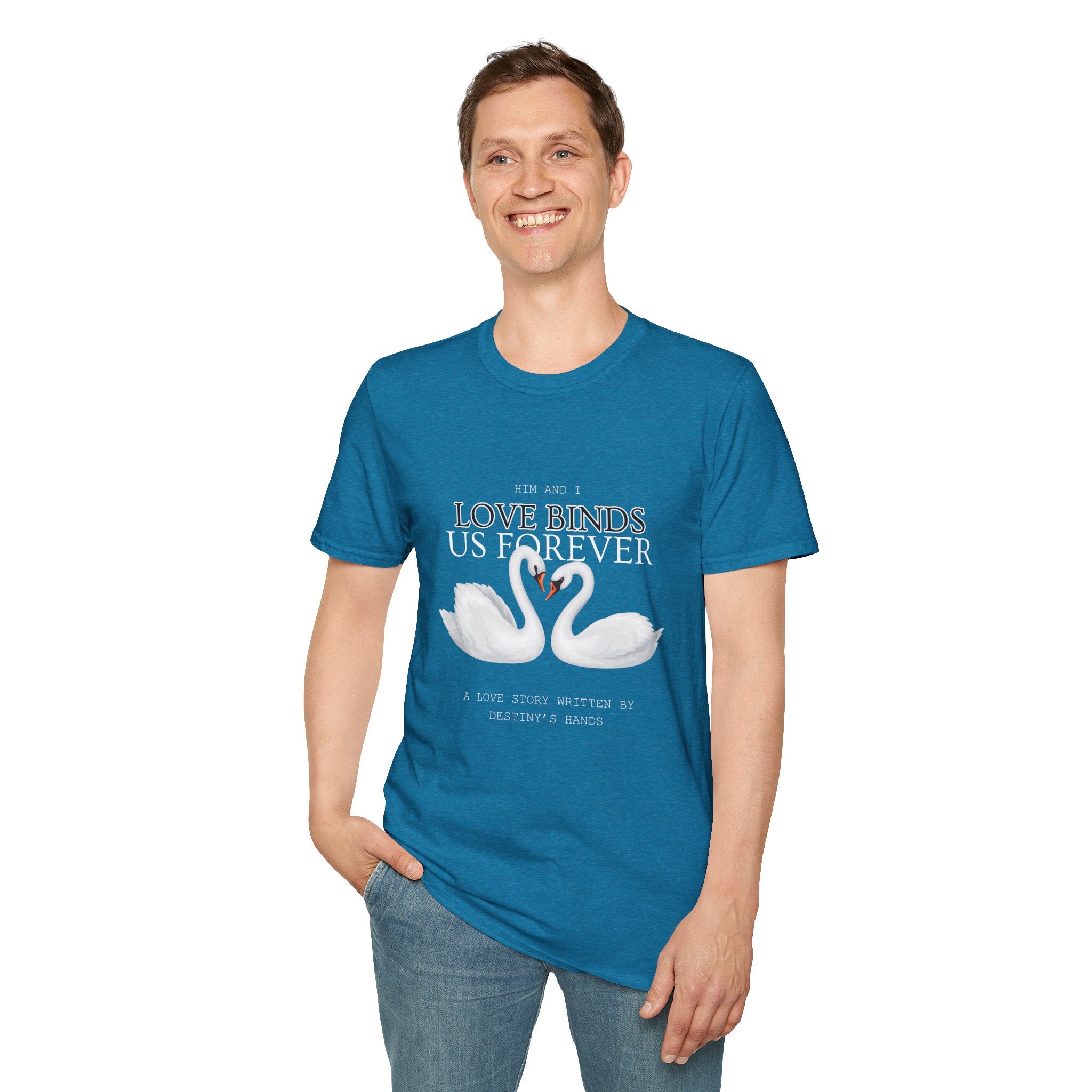 Romantic Swan Love T-Shirt | Perfect Gift for Couples