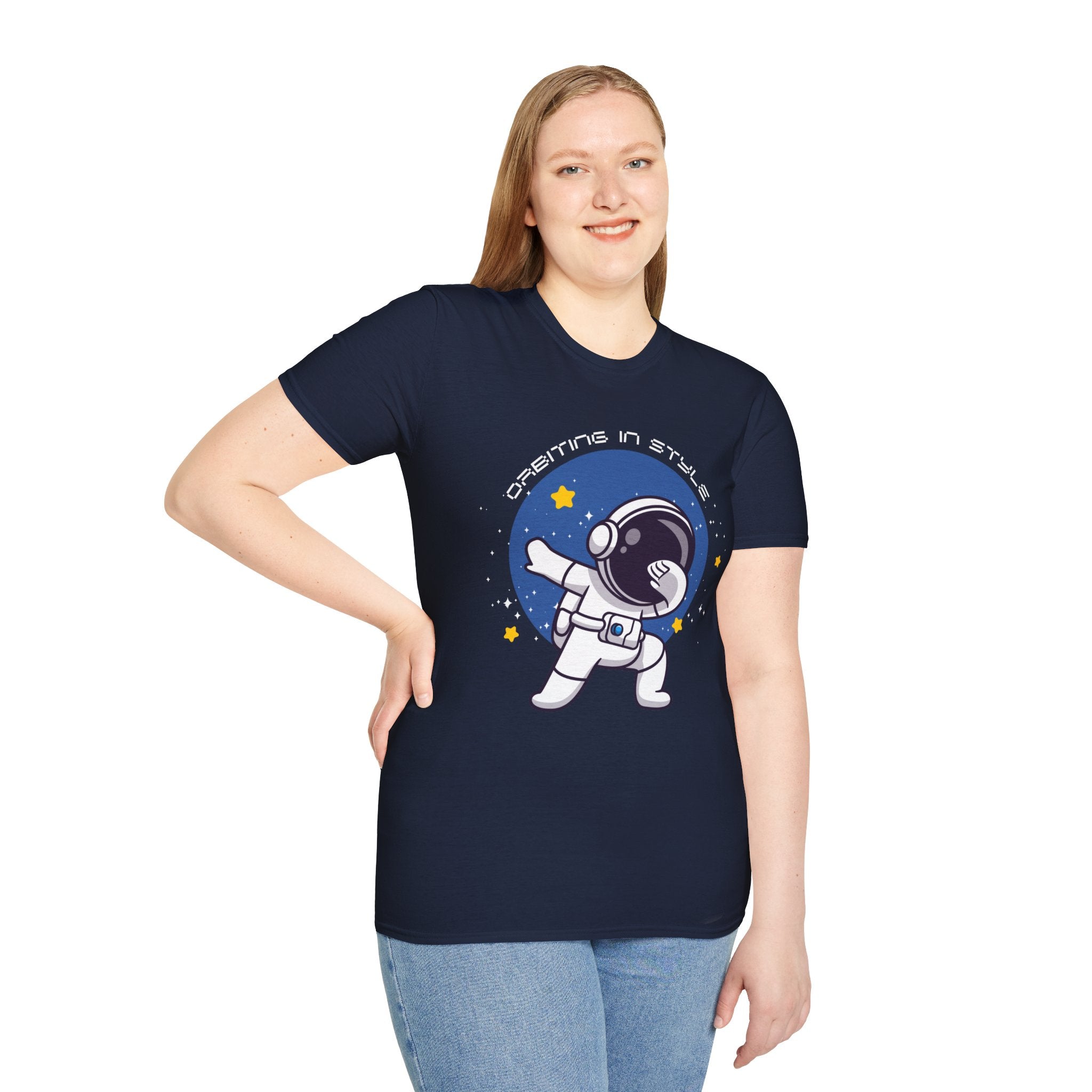 Astronaut Graphic Unisex T-Shirt, Cool Space Tee