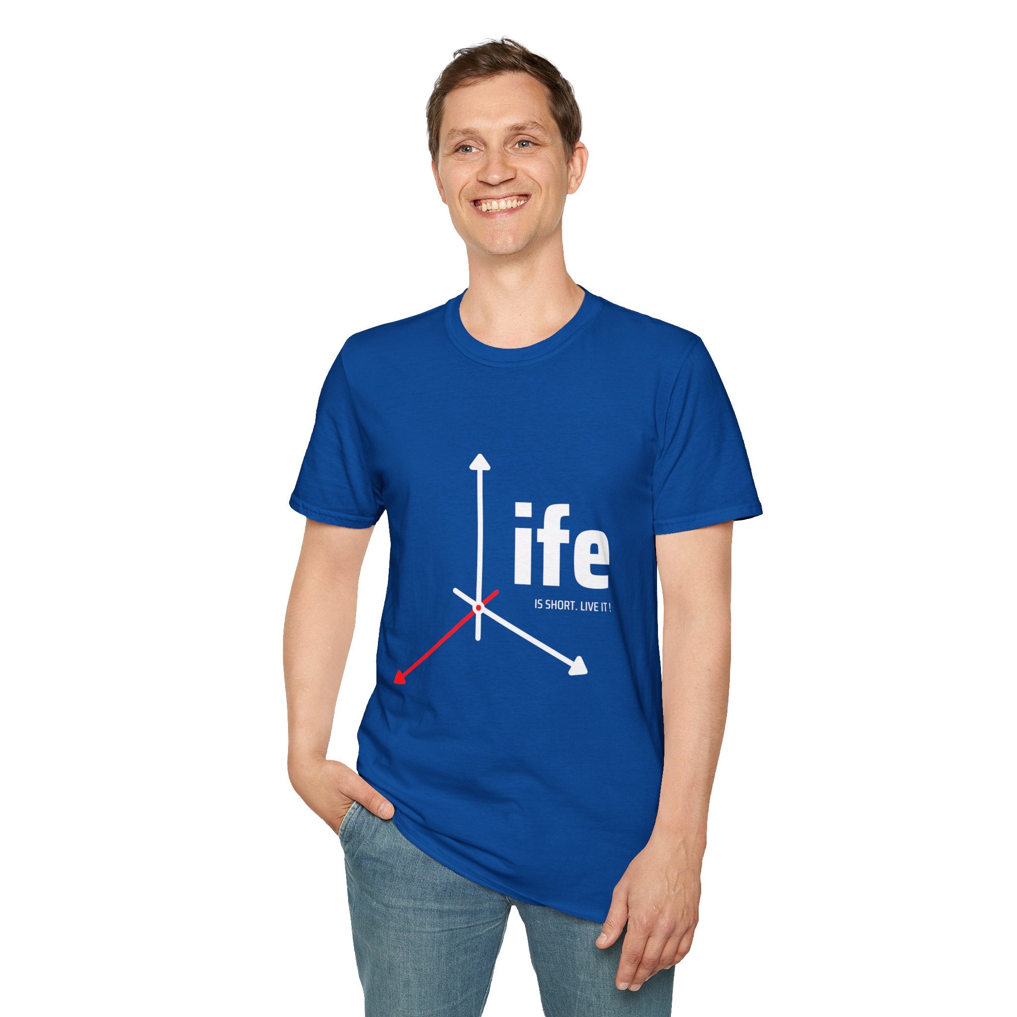 Life Direction Unisex T-Shirt, Motivational Tee, Casual Wear, Gift for Friends, Inspirational Life quote, Everyday Style