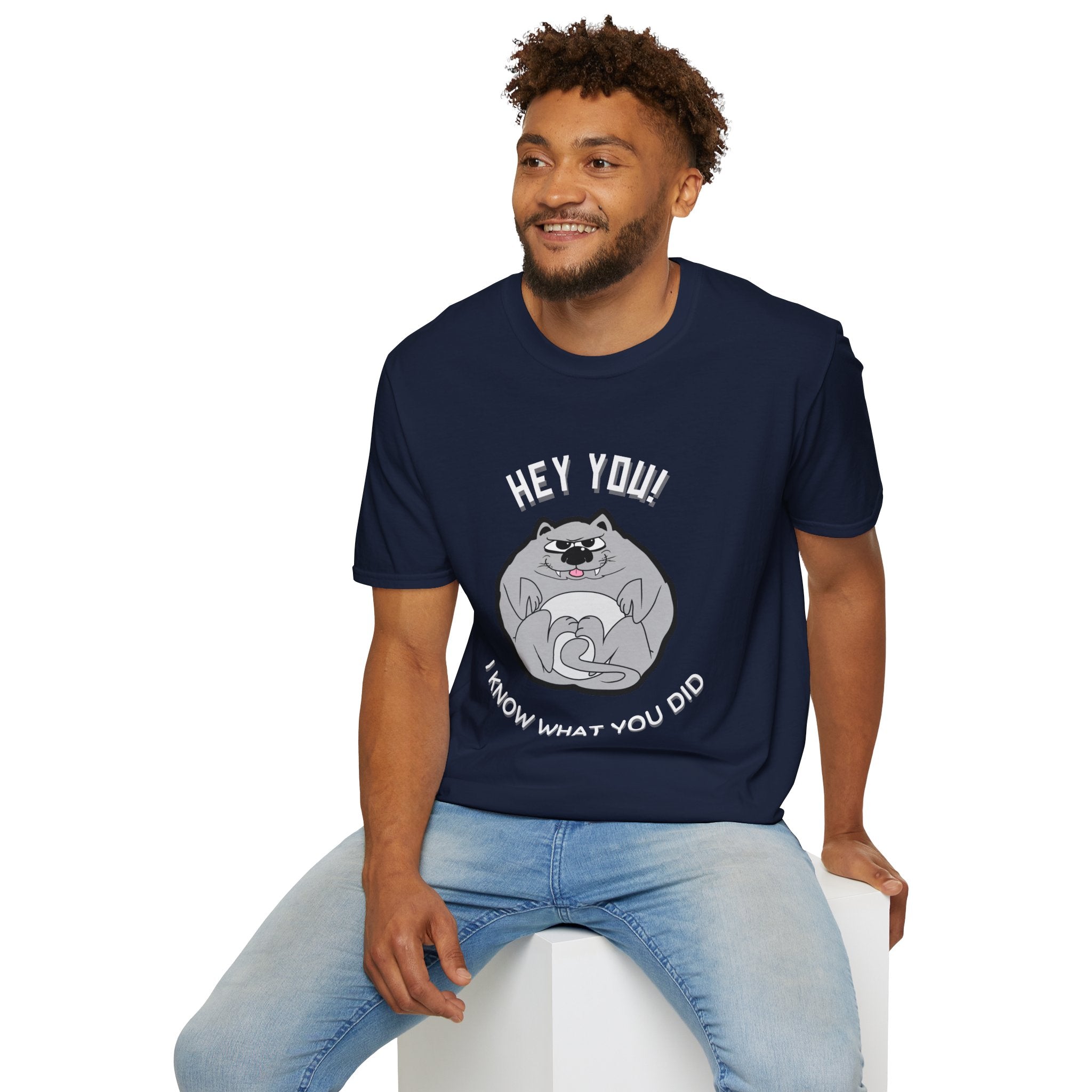 Funny Cat Graphic T-Shirt, Cute Pet Lover Gift