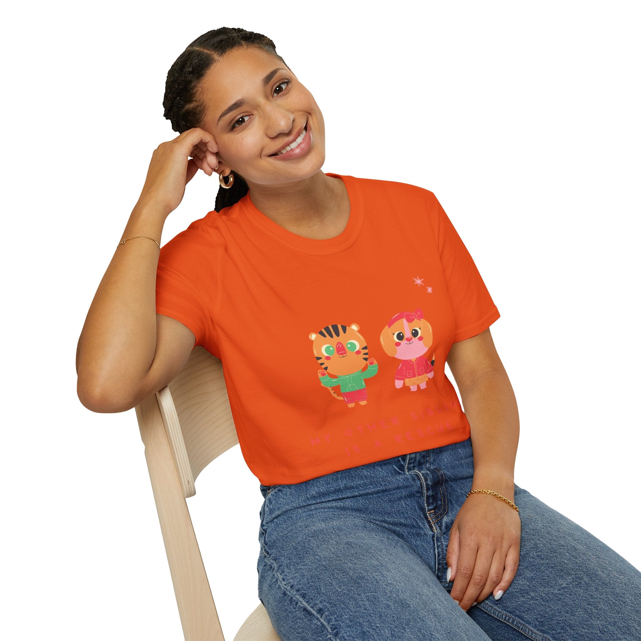 Cute Sibling Rescue T-Shirt, Animal Lovers Gift, Adoption Awareness Tee
