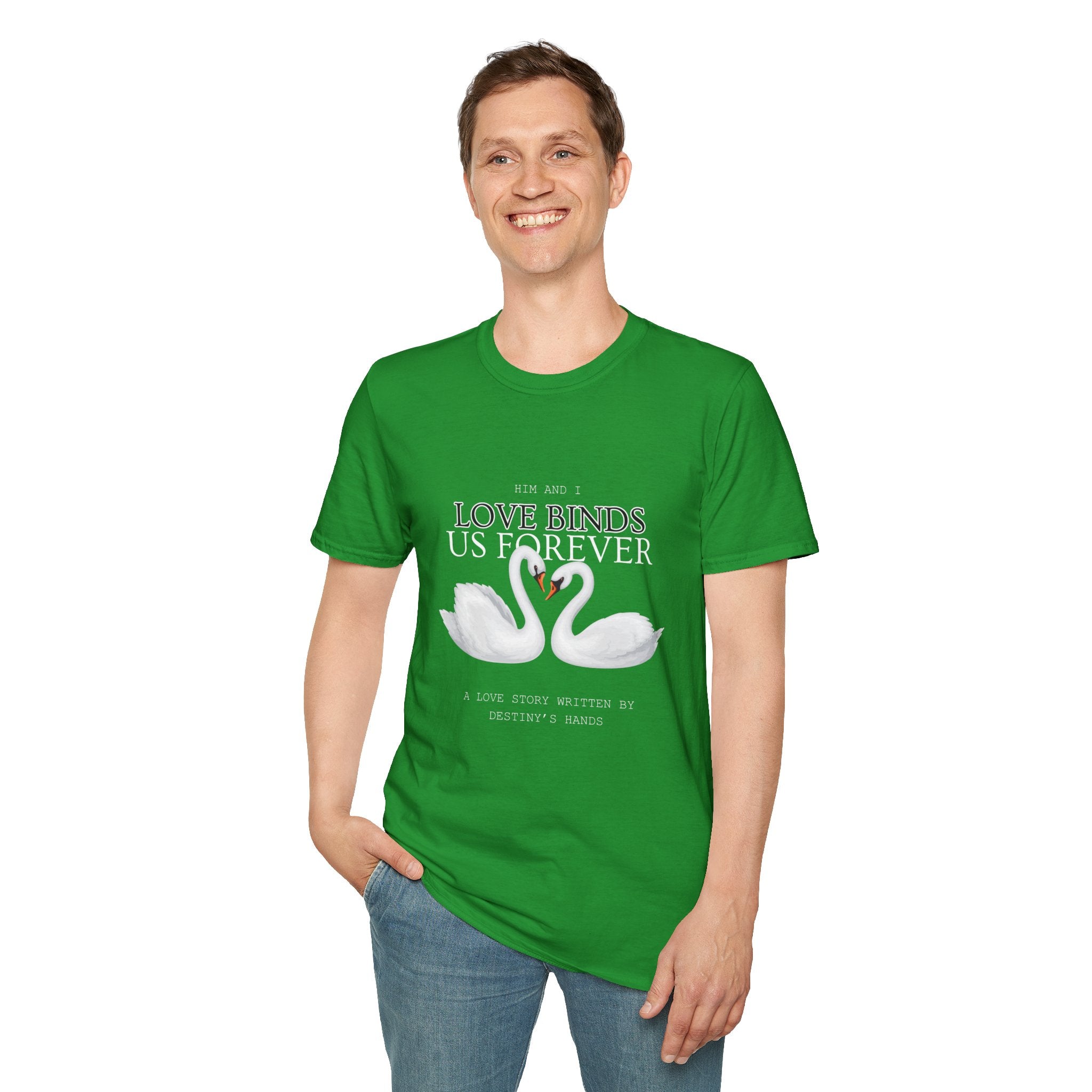 Romantic Swan Love T-Shirt | Perfect Gift for Couples