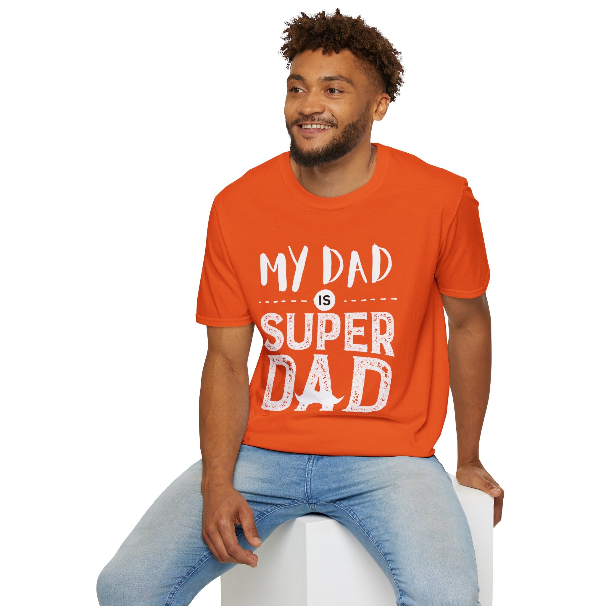 Super Dad Unisex Softstyle T-Shirt | Perfect Gift for Father's Day