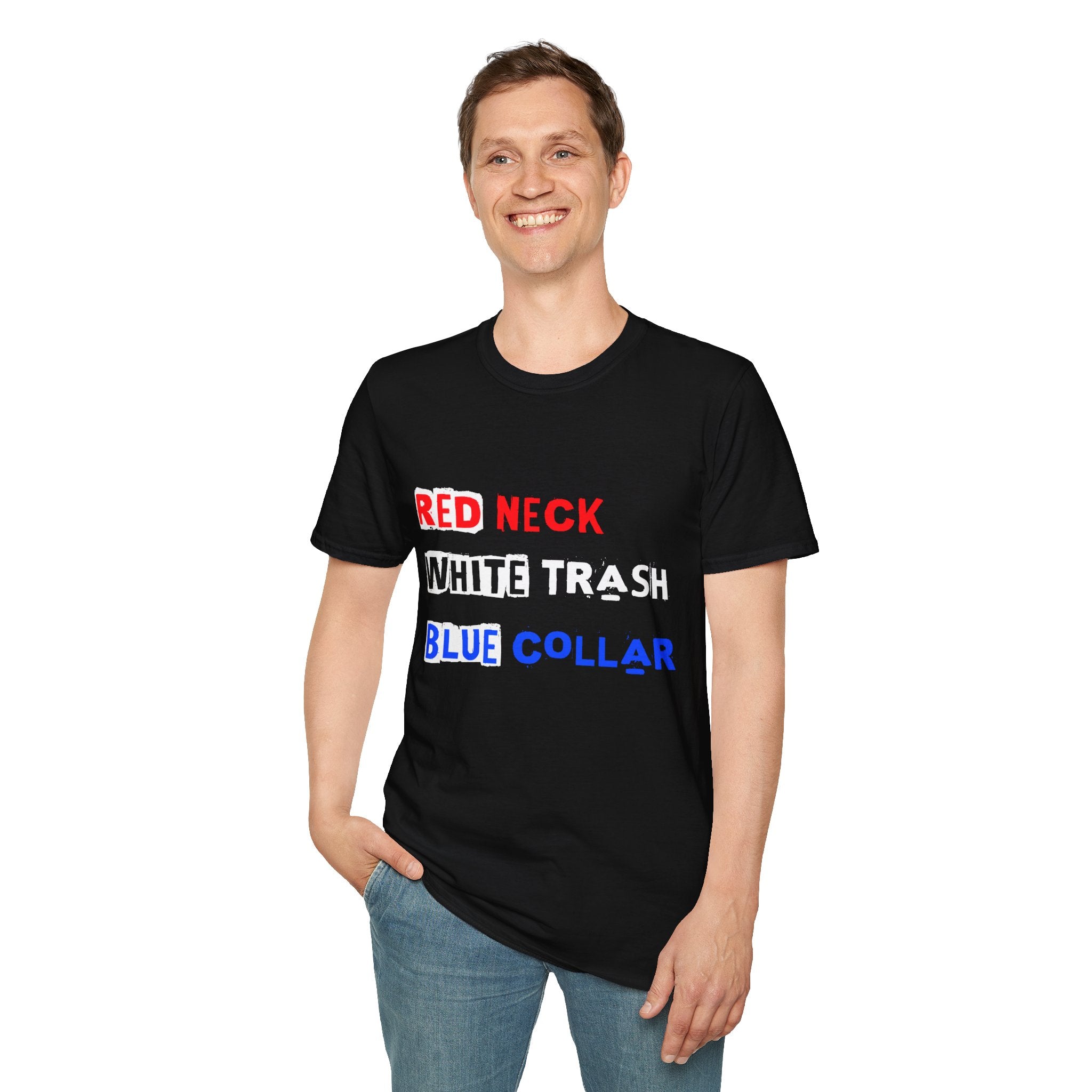 Red Neck, White Trash, Blue Collar Unisex Softstyle T-Shirt – Funny Humor Tee, Gift for Friends, Casual Wear, Summer Outfit, Patriotic [...]