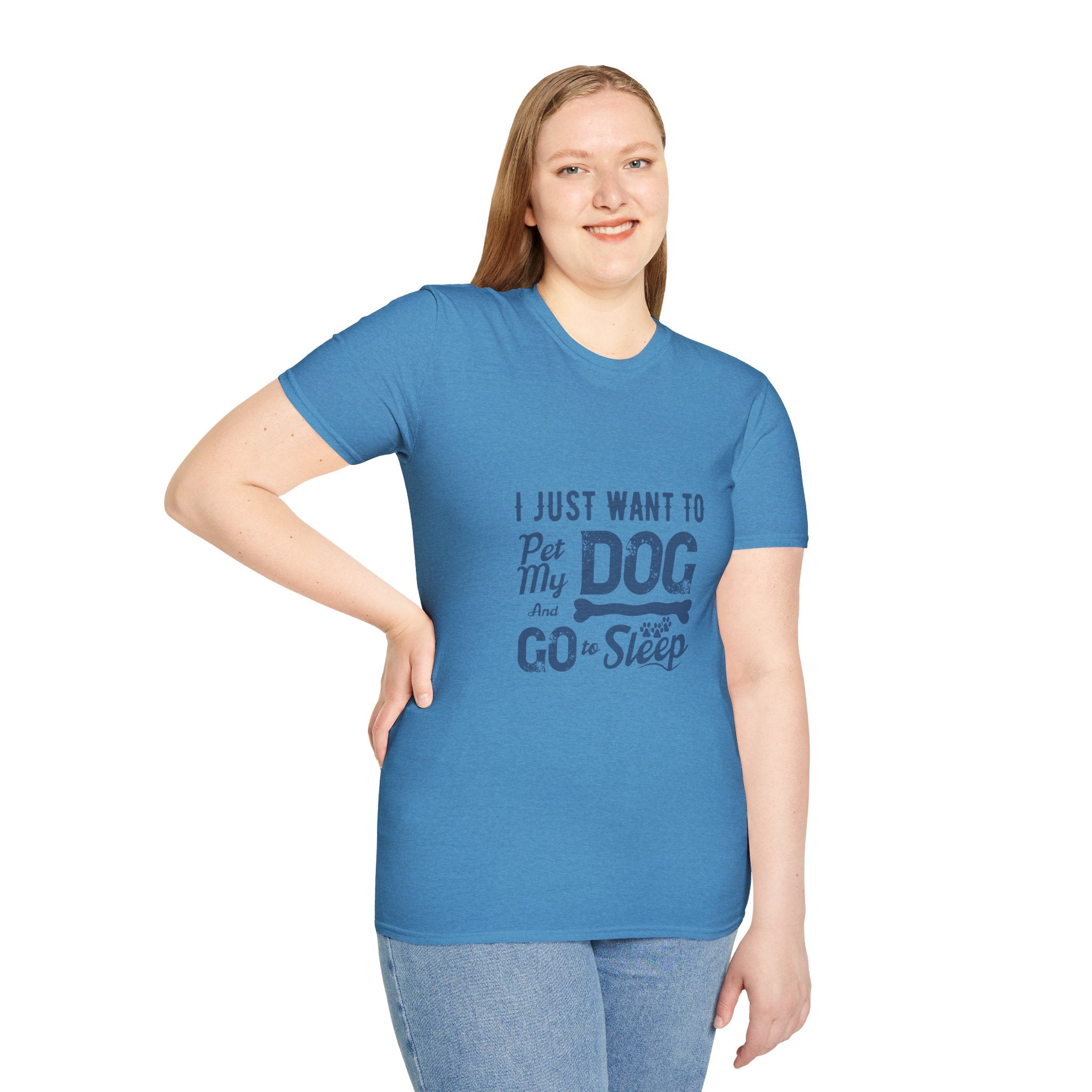 Funny Dog Lover Unisex T-Shirt, Pet Lover Gift, Cute Dog T-Shirt, Dog Mom, Dog Dad Apparel, Animal Lover Shirt