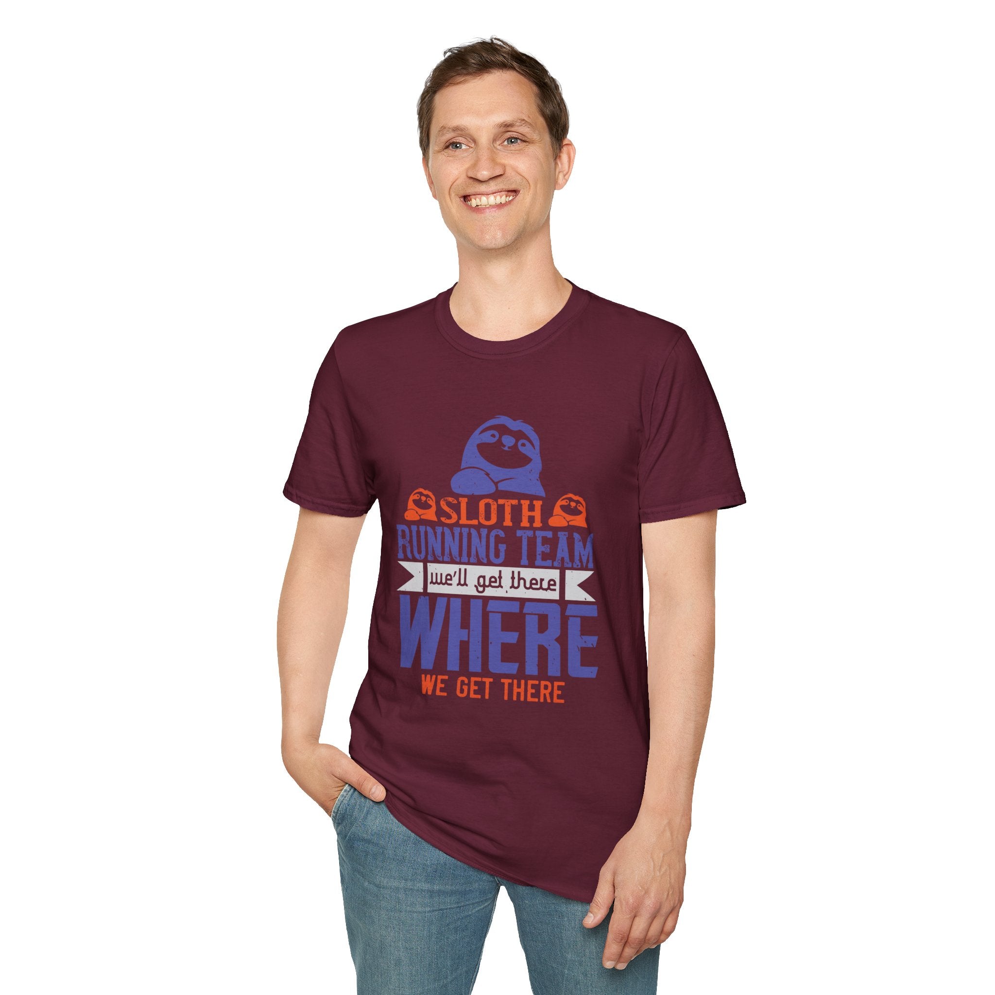 Sloth Running Team T-Shirt, Funny Running Shirt