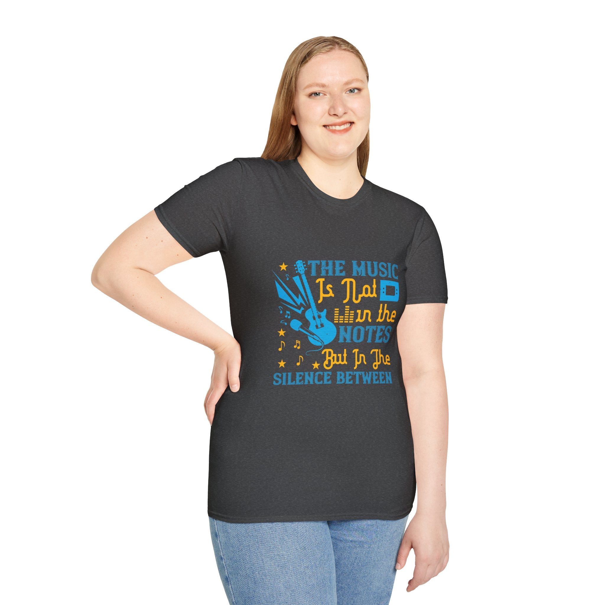 Musical Quotes T-Shirt, Relaxed Vibe Music Lover Tee