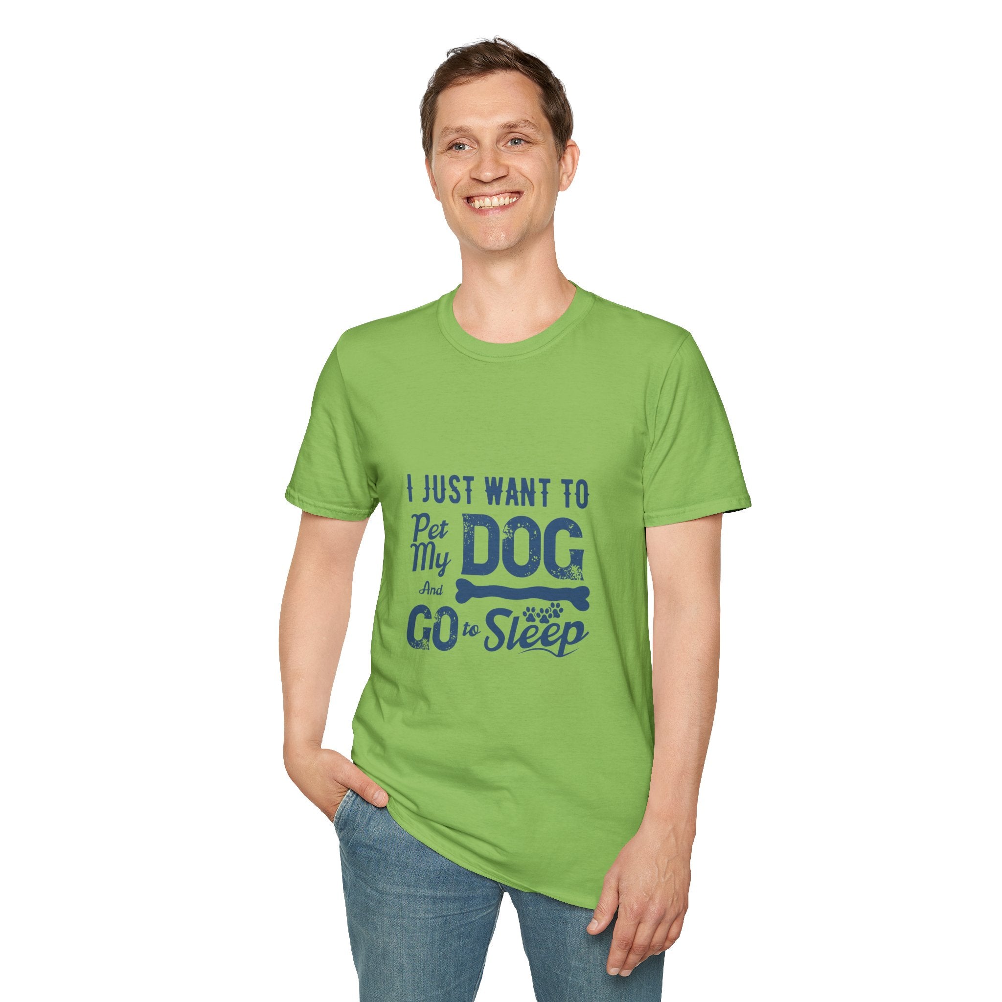 Funny Dog Lover Unisex T-Shirt, Pet Lover Gift, Cute Dog T-Shirt, Dog Mom, Dog Dad Apparel, Animal Lover Shirt