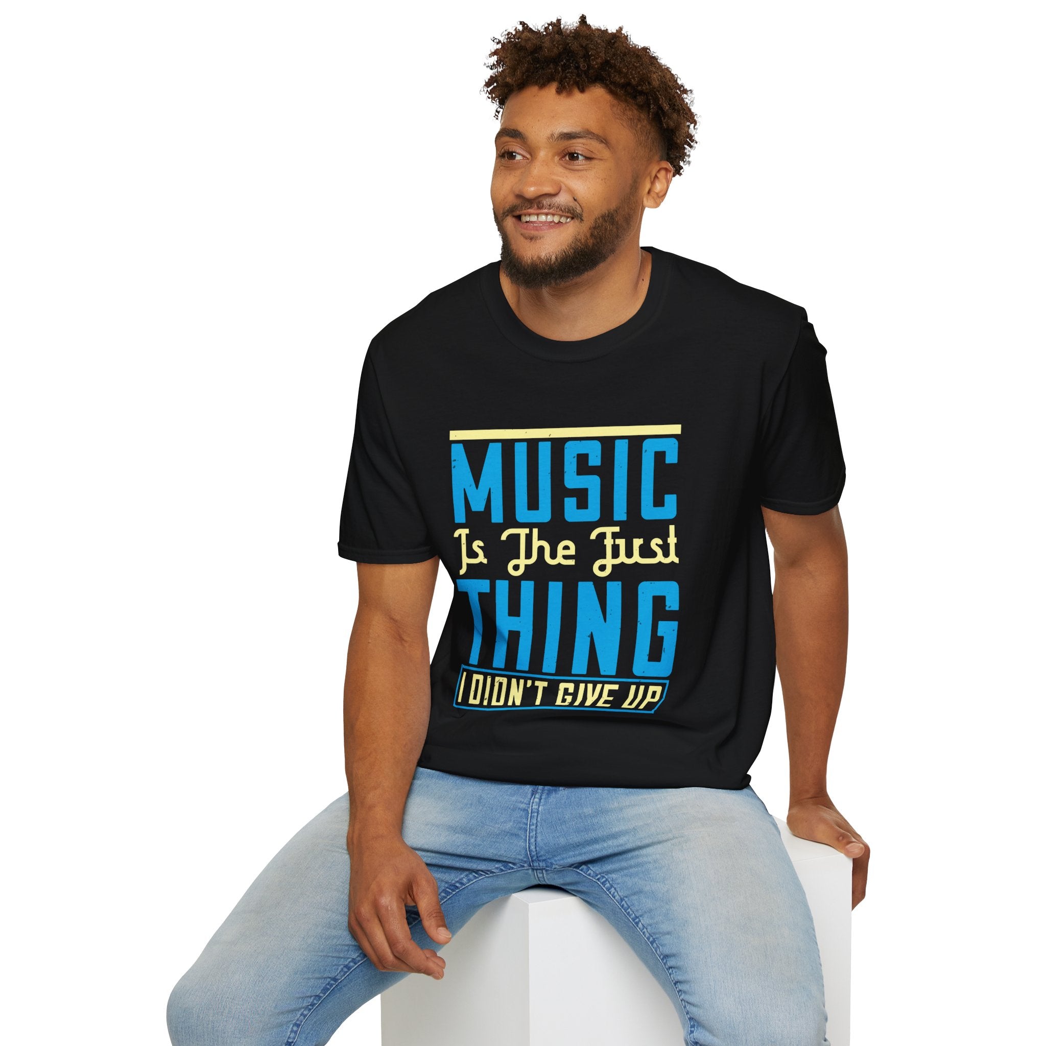 Music Motivational Unisex T-Shirt, Music Lover Gift, Inspirational Tee