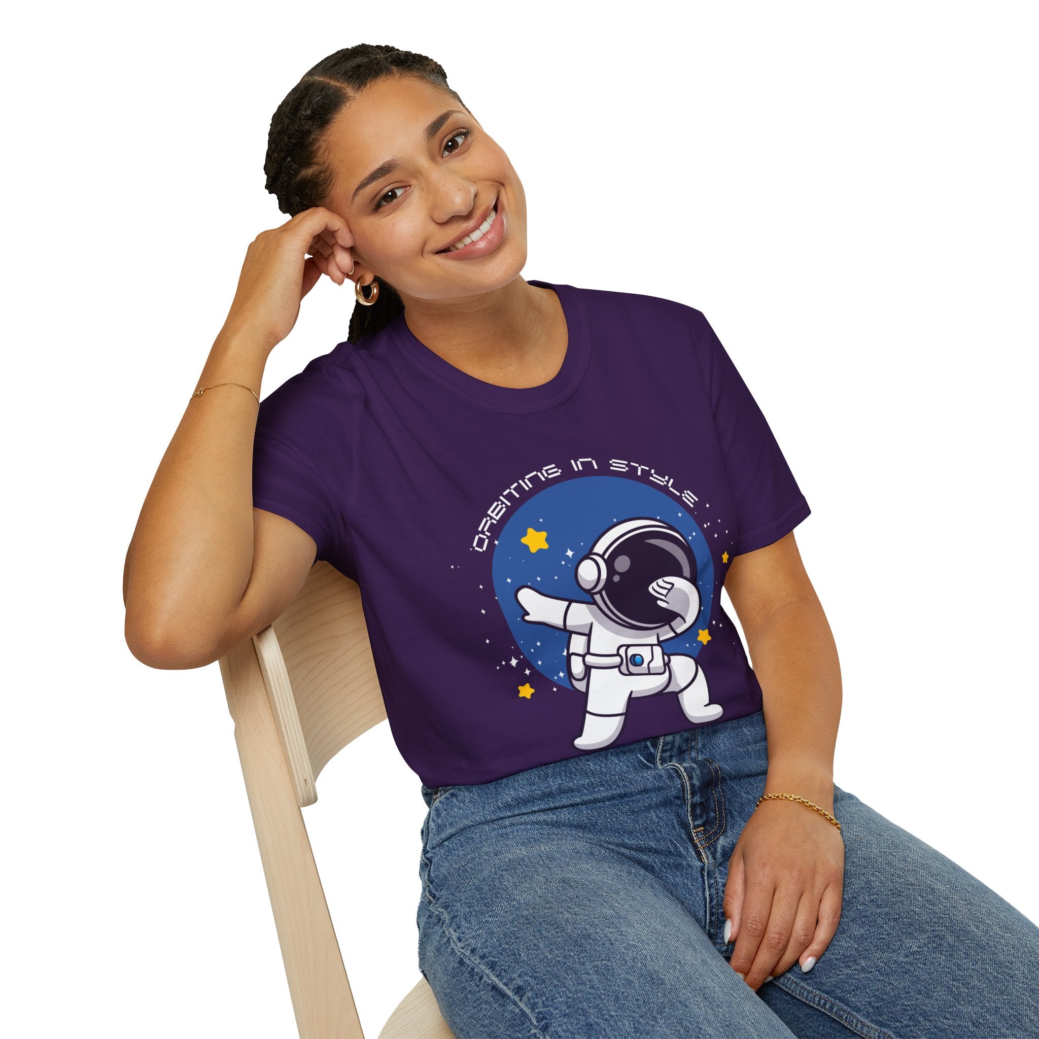 Astronaut Graphic Unisex T-Shirt, Cool Space Tee