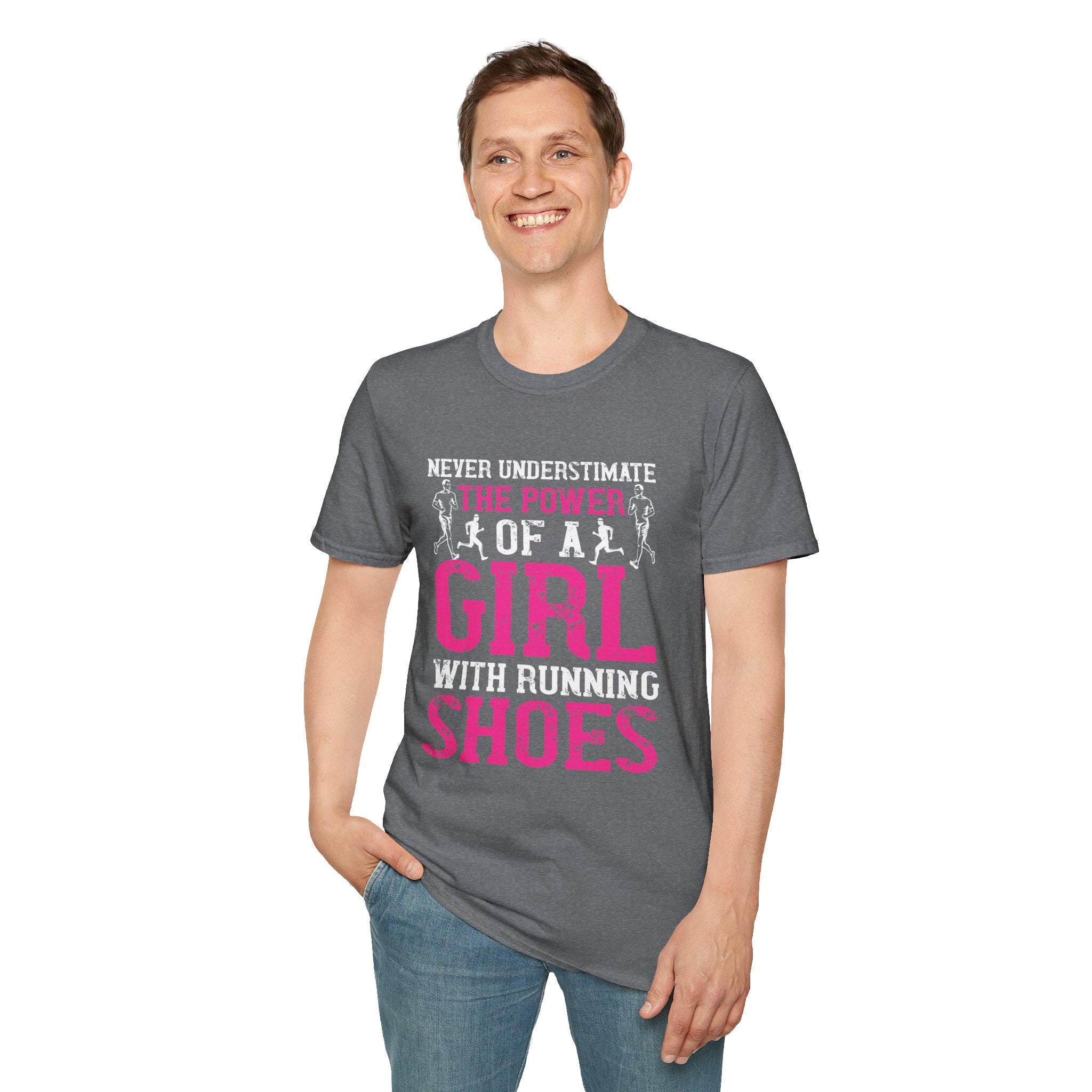 Empowering Running T-Shirt, Motivational Tee, Fitness Apparel