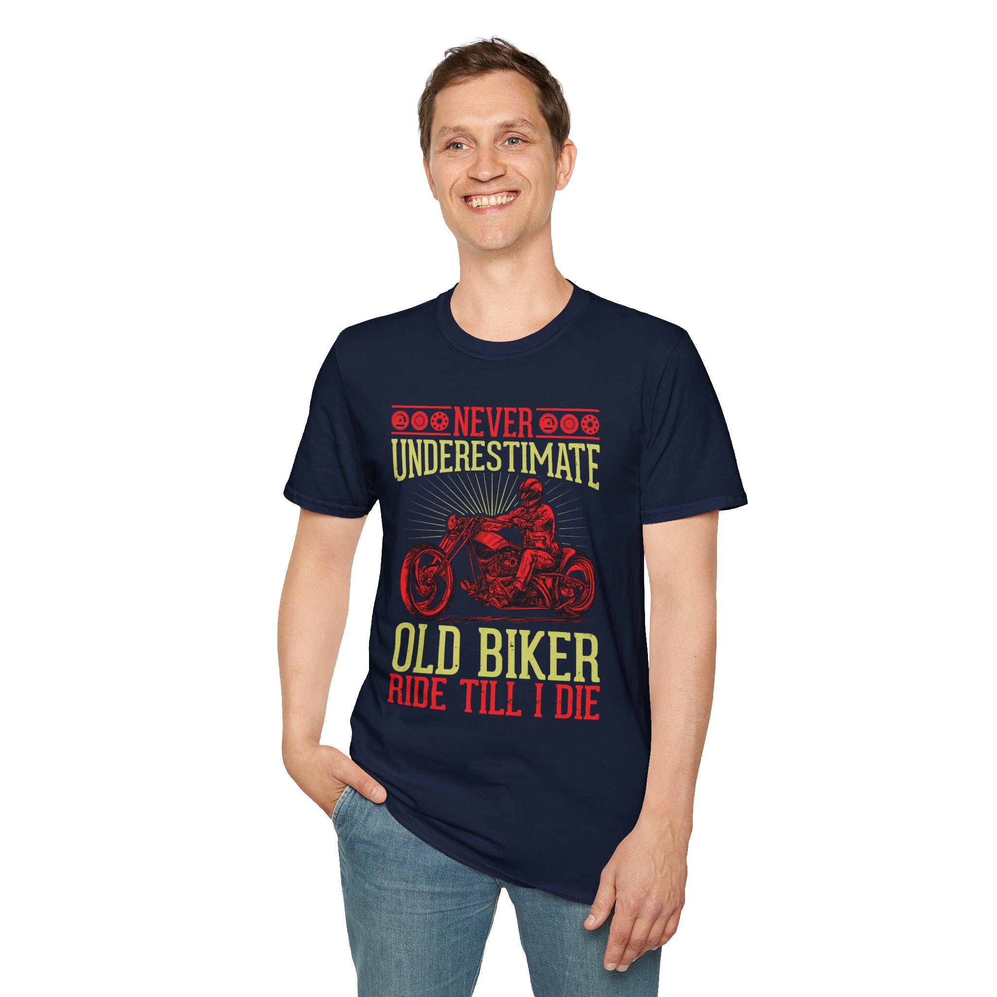 Unisex Biker Shirt - Never Underestimate Old Biker - Motorcycle Gift, Motorbike Lover Tee, Father’s Day Present, Adventure Apparel, [...]
