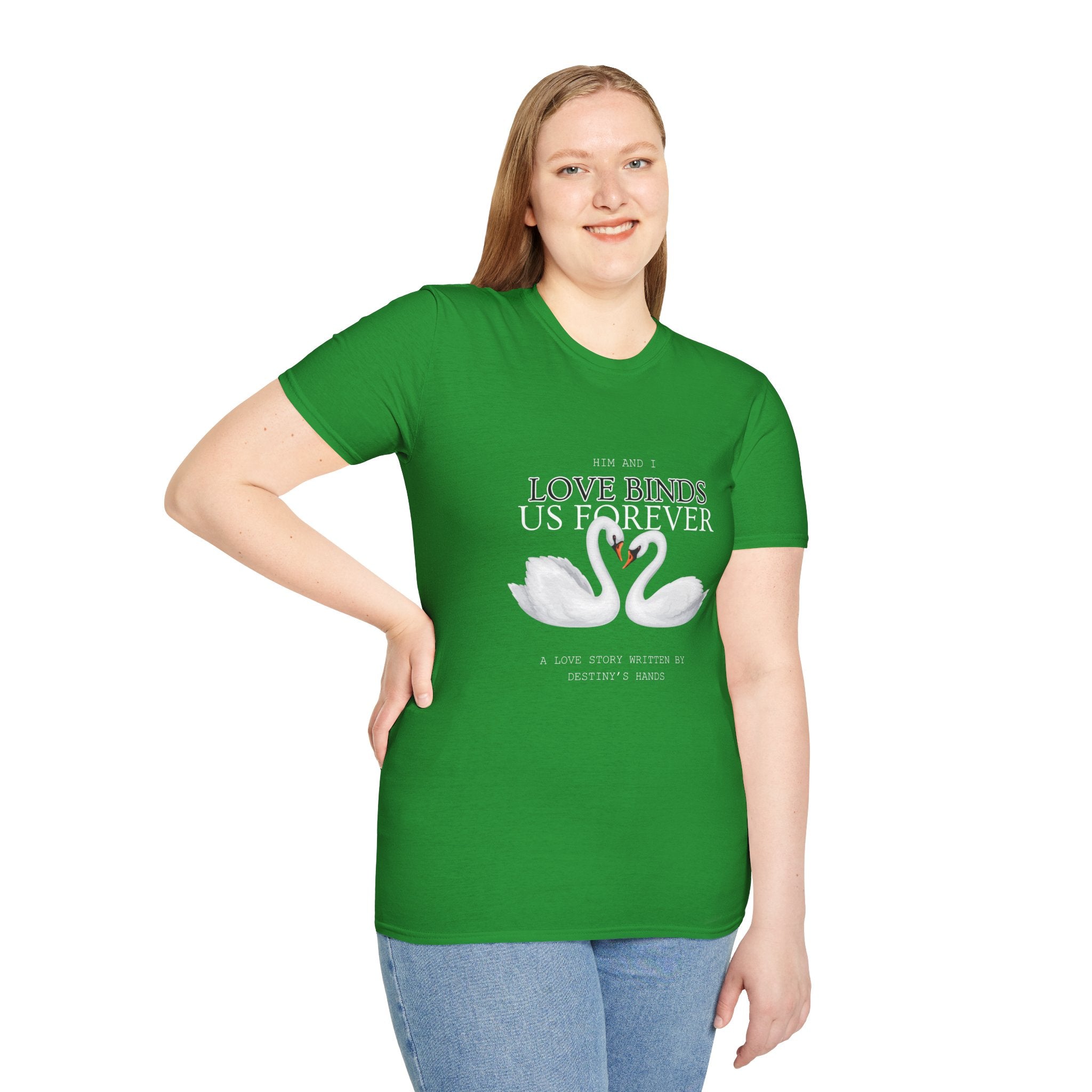 Romantic Swan Love T-Shirt | Perfect Gift for Couples