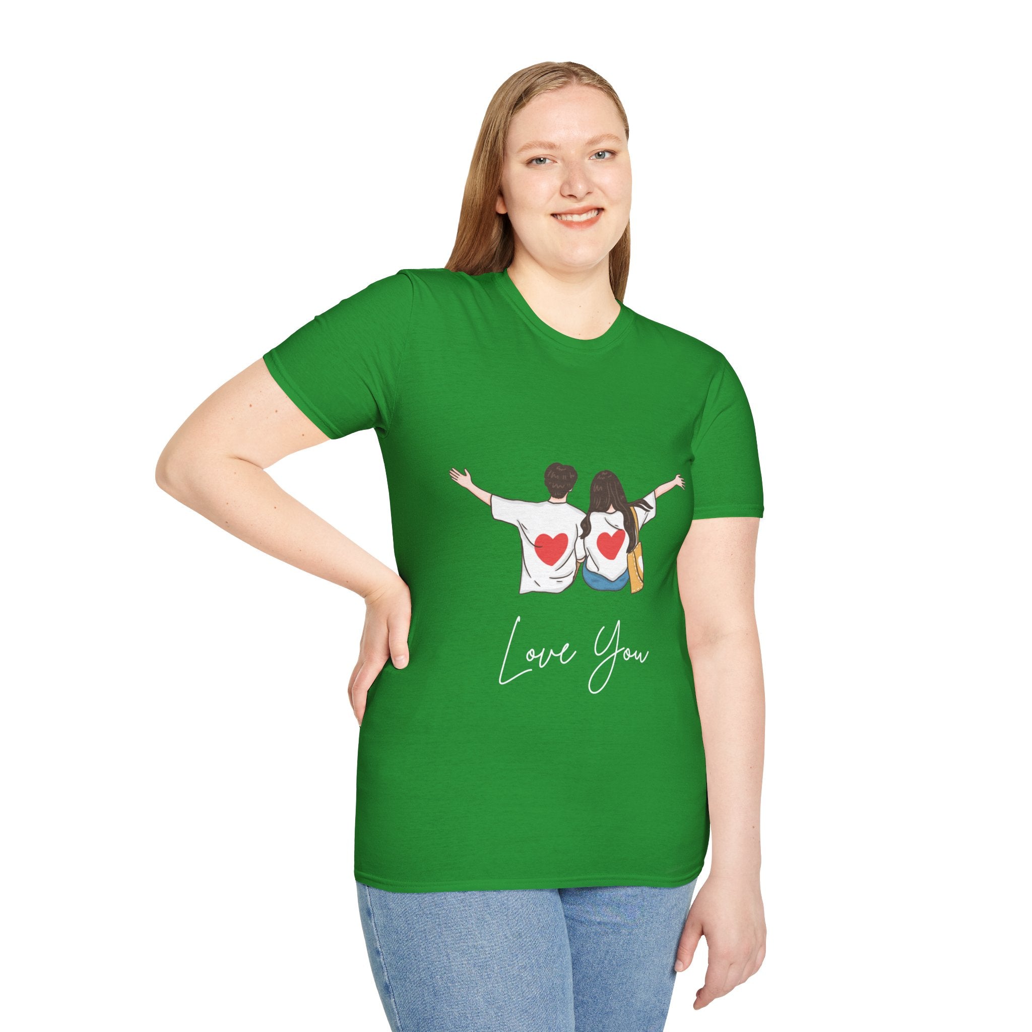 Love You Couple T-Shirt, Romantic Gift, Valentine’s Day Tee