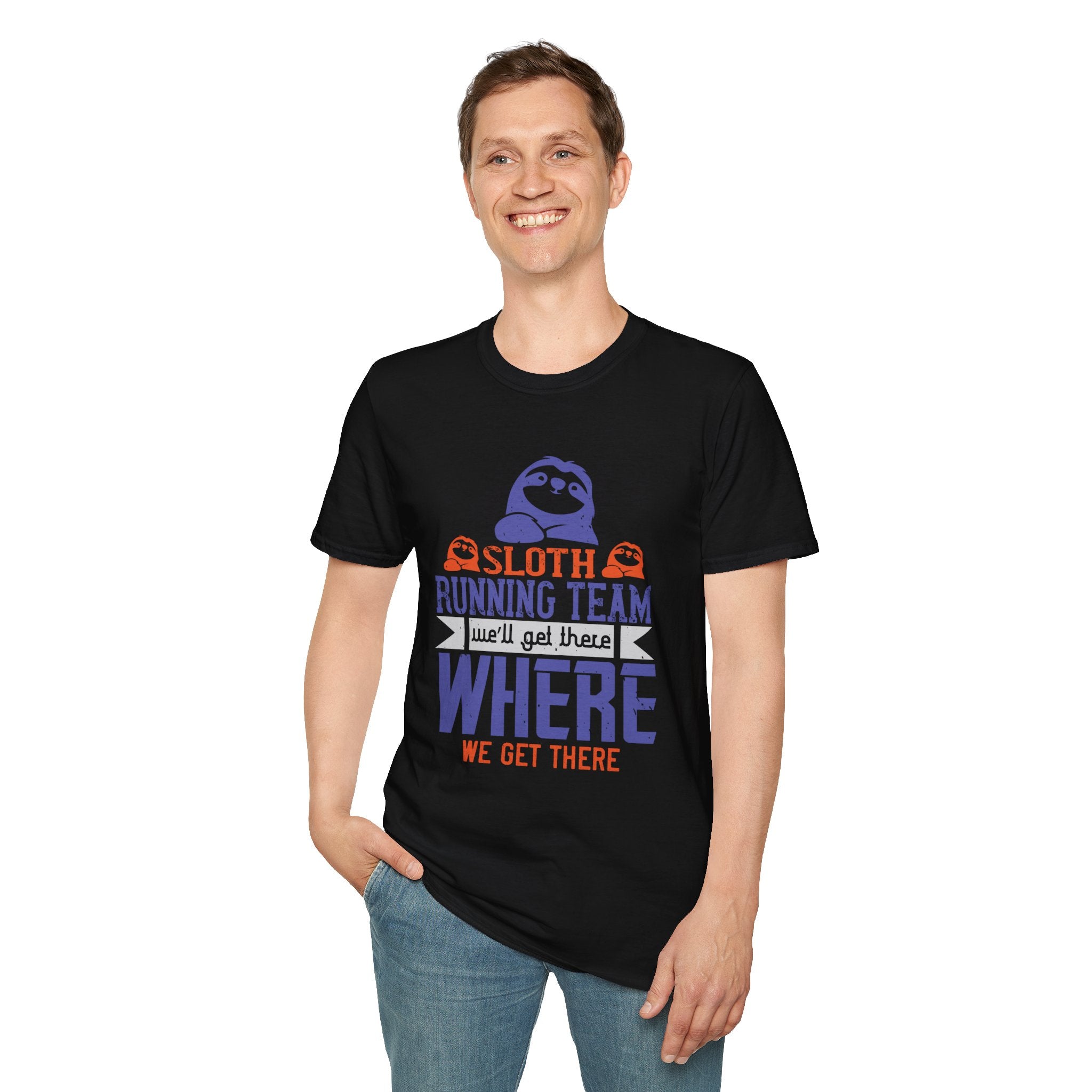 Sloth Running Team T-Shirt, Funny Running Shirt