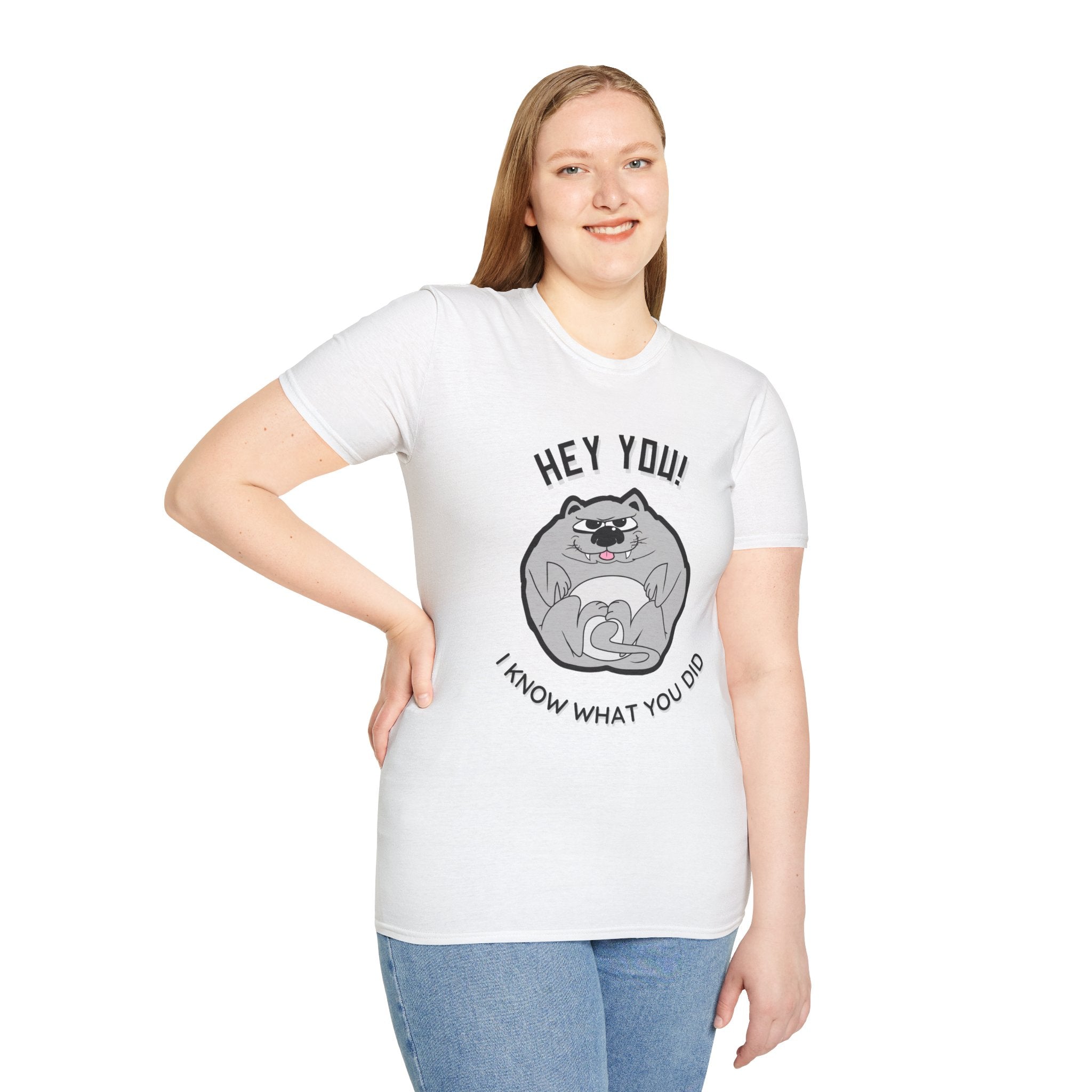 Funny Cat Graphic T-Shirt, Cute Pet Lover Gift