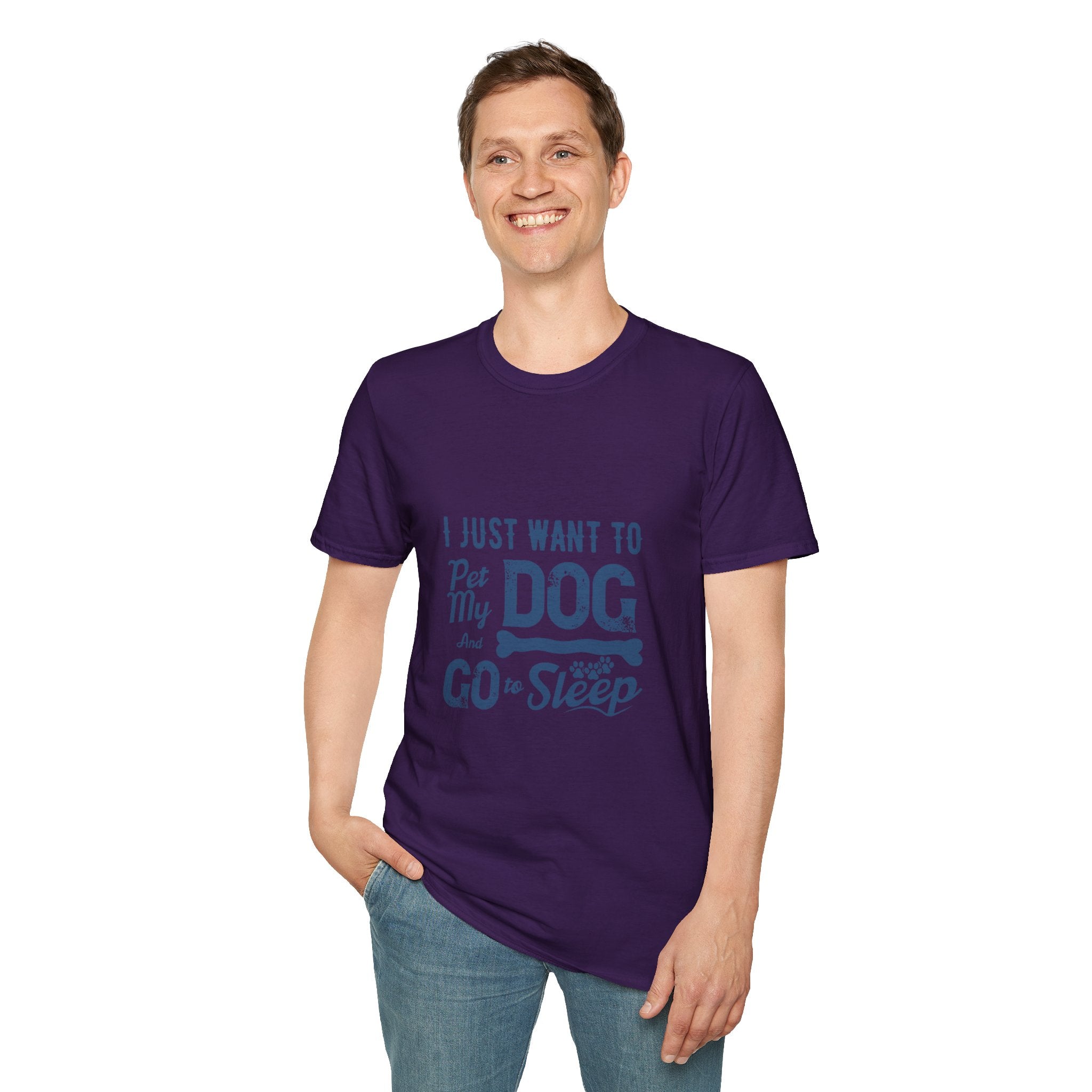 Funny Dog Lover Unisex T-Shirt, Pet Lover Gift, Cute Dog T-Shirt, Dog Mom, Dog Dad Apparel, Animal Lover Shirt