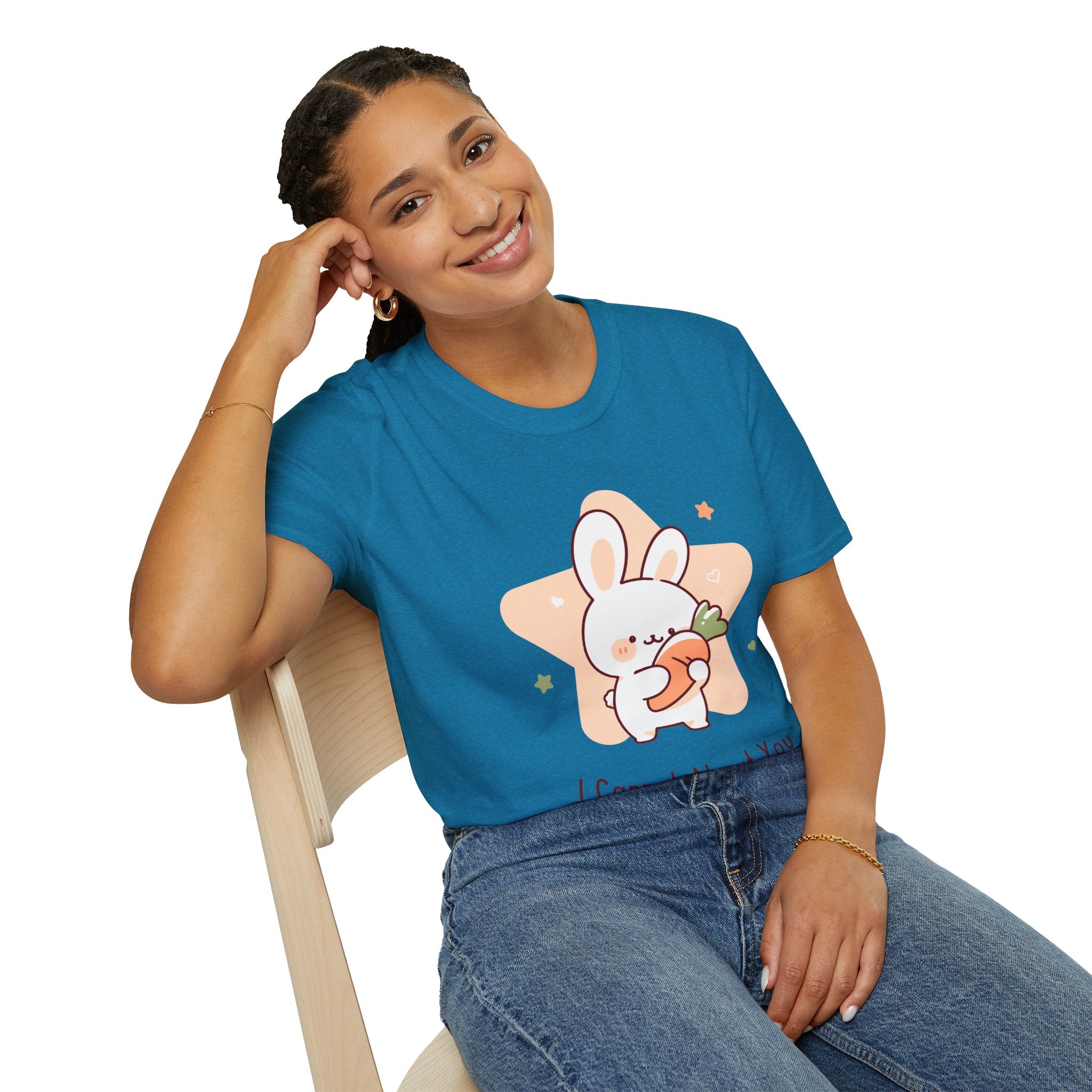 Cute Rabbit Graphic Tee, I Carrot About You Shirt