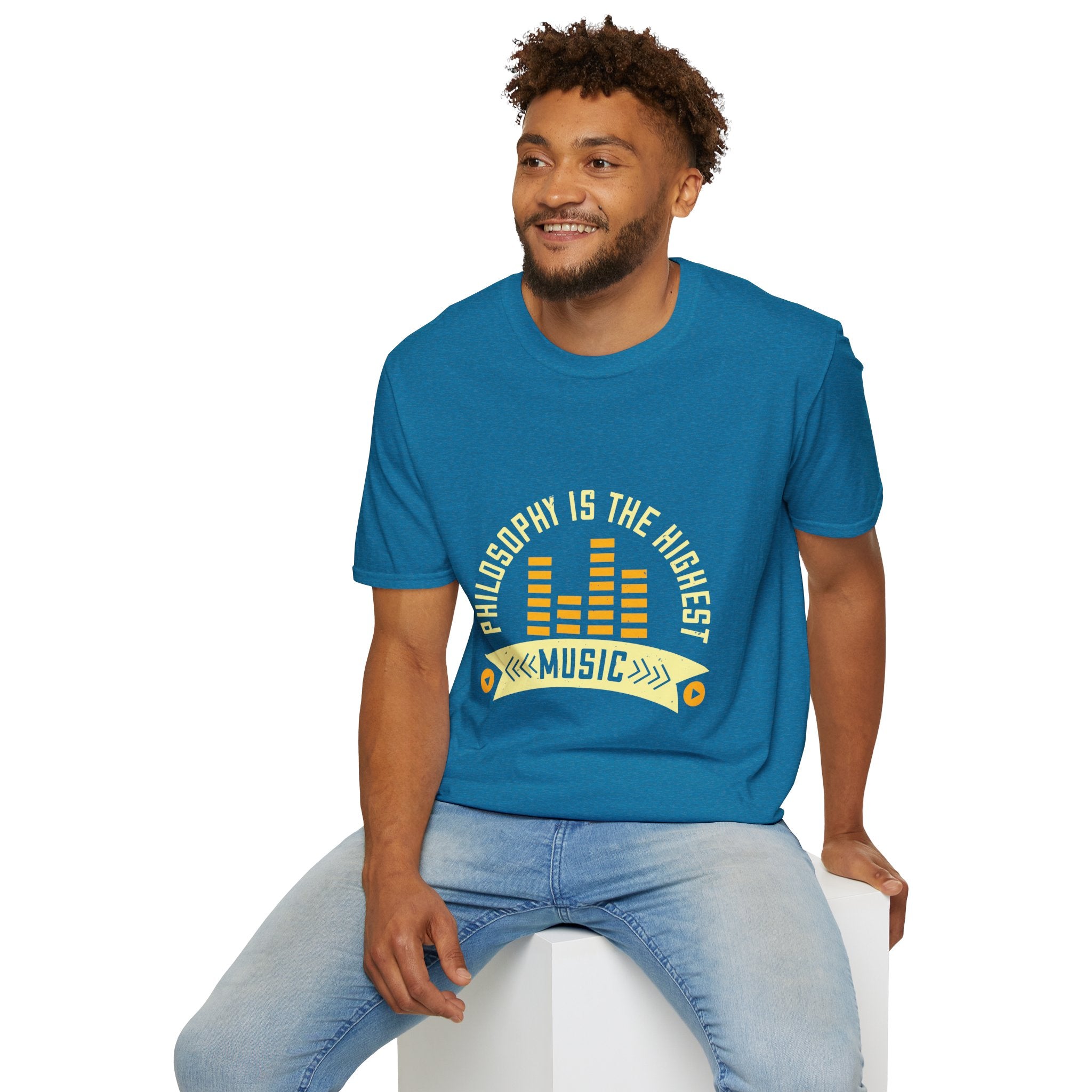 Musical Philosophy T-Shirt - Unisex Softstyle Tee, Gift for Music Lovers