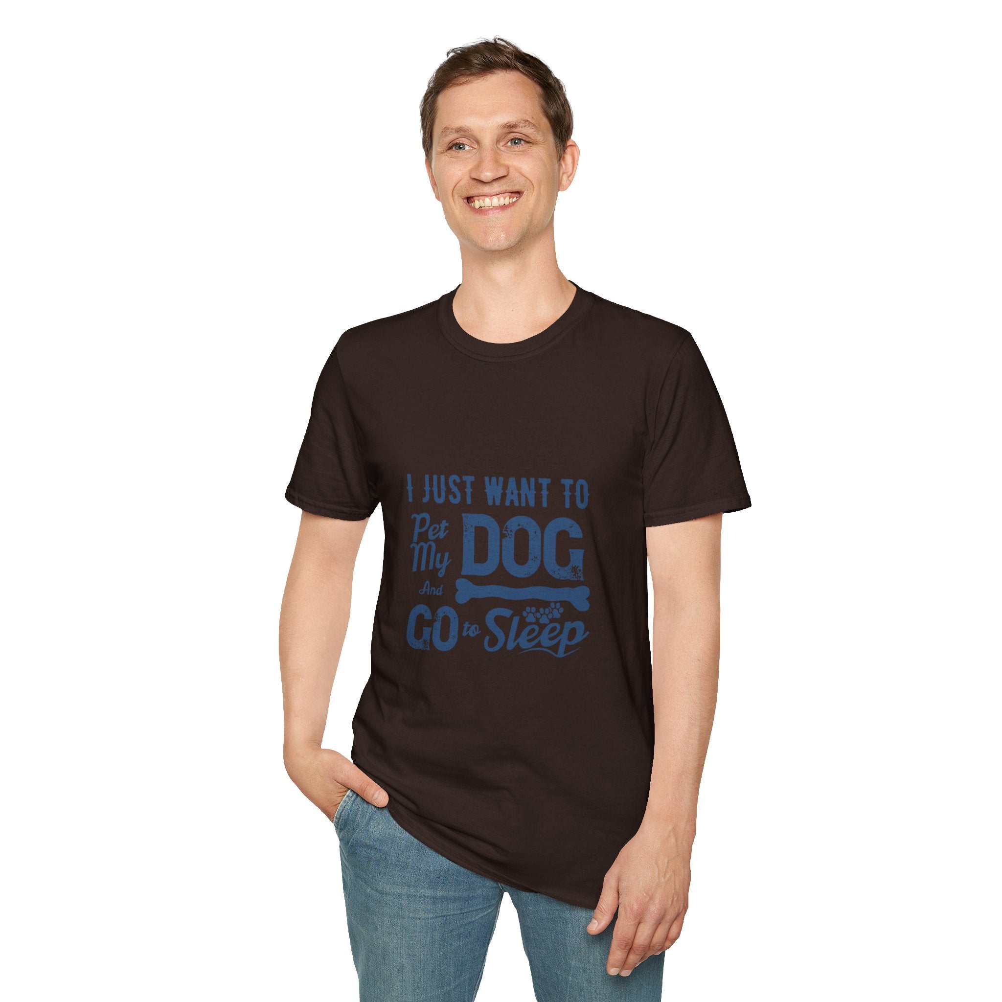 Funny Dog Lover Unisex T-Shirt, Pet Lover Gift, Cute Dog T-Shirt, Dog Mom, Dog Dad Apparel, Animal Lover Shirt