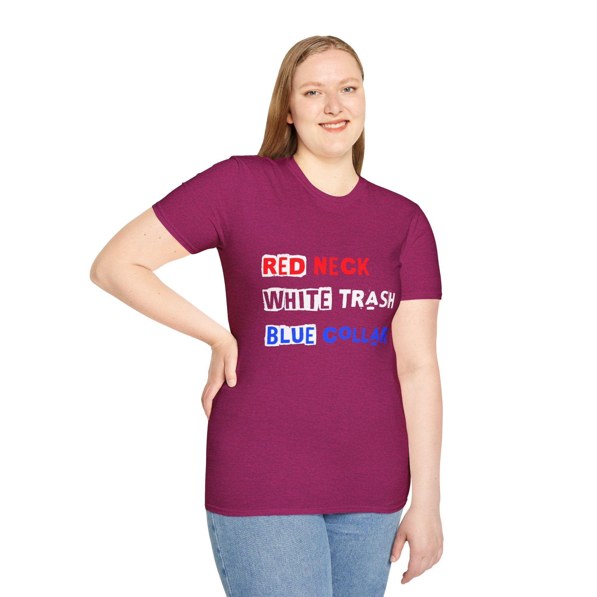 Red Neck, White Trash, Blue Collar Unisex Softstyle T-Shirt – Funny Humor Tee, Gift for Friends, Casual Wear, Summer Outfit, Patriotic [...]