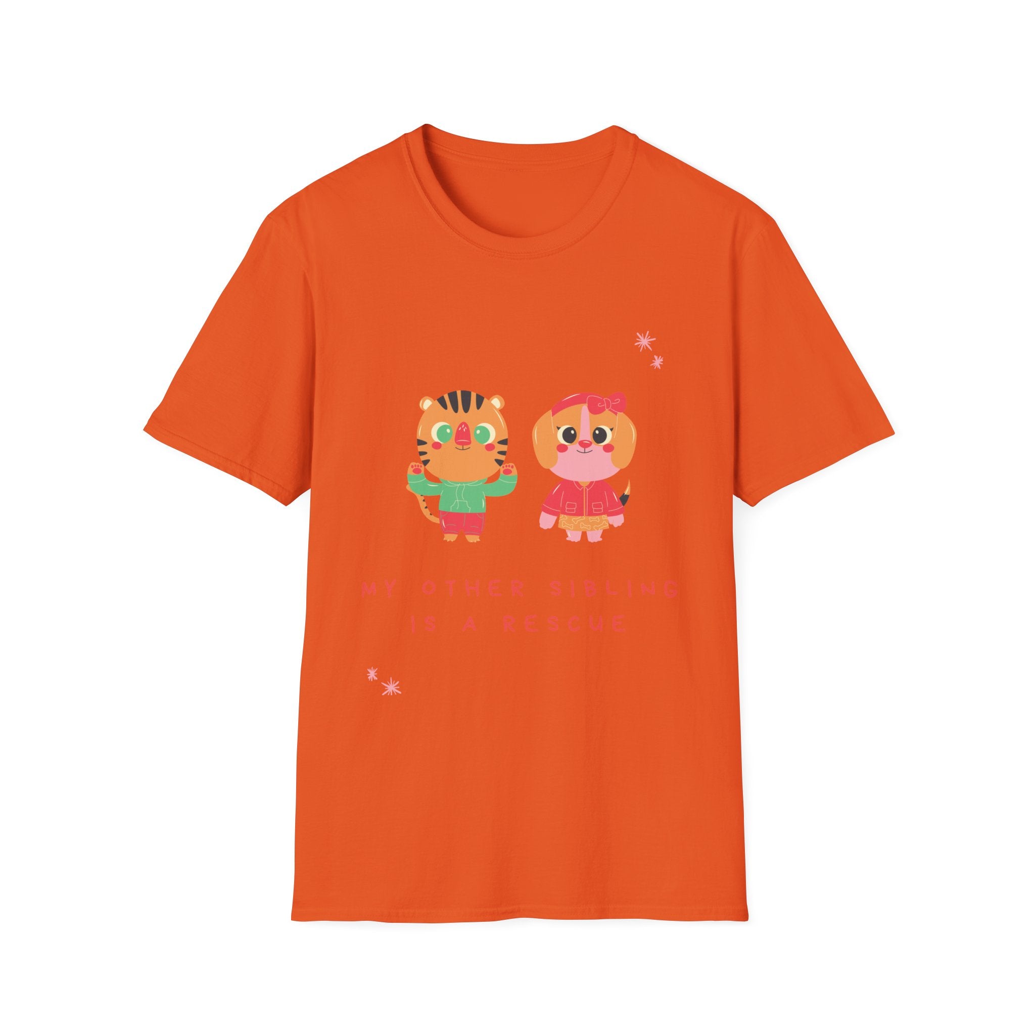 Cute Sibling Rescue T-Shirt, Animal Lovers Gift, Adoption Awareness Tee