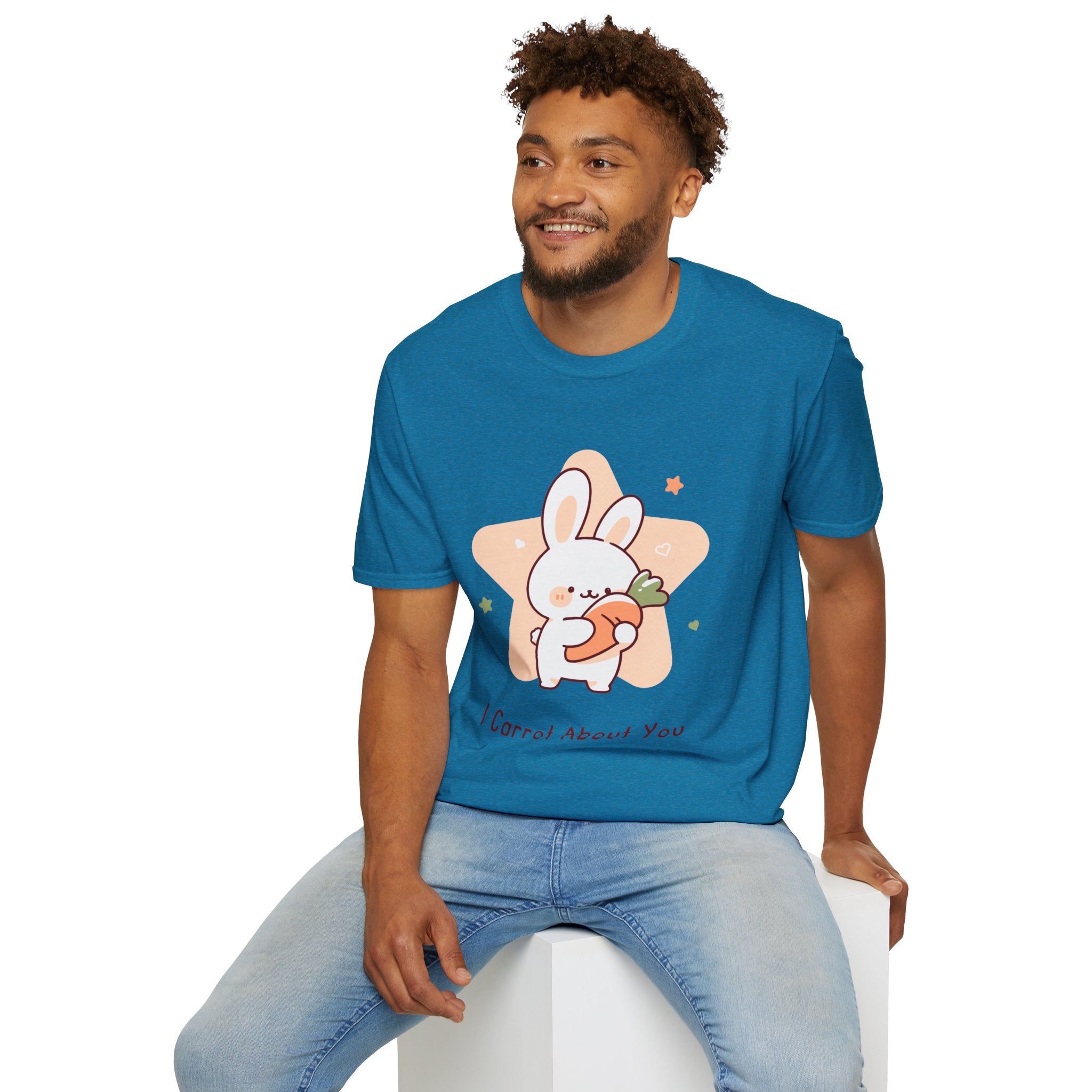 Cute Rabbit Graphic Tee, I Carrot About You Shirt