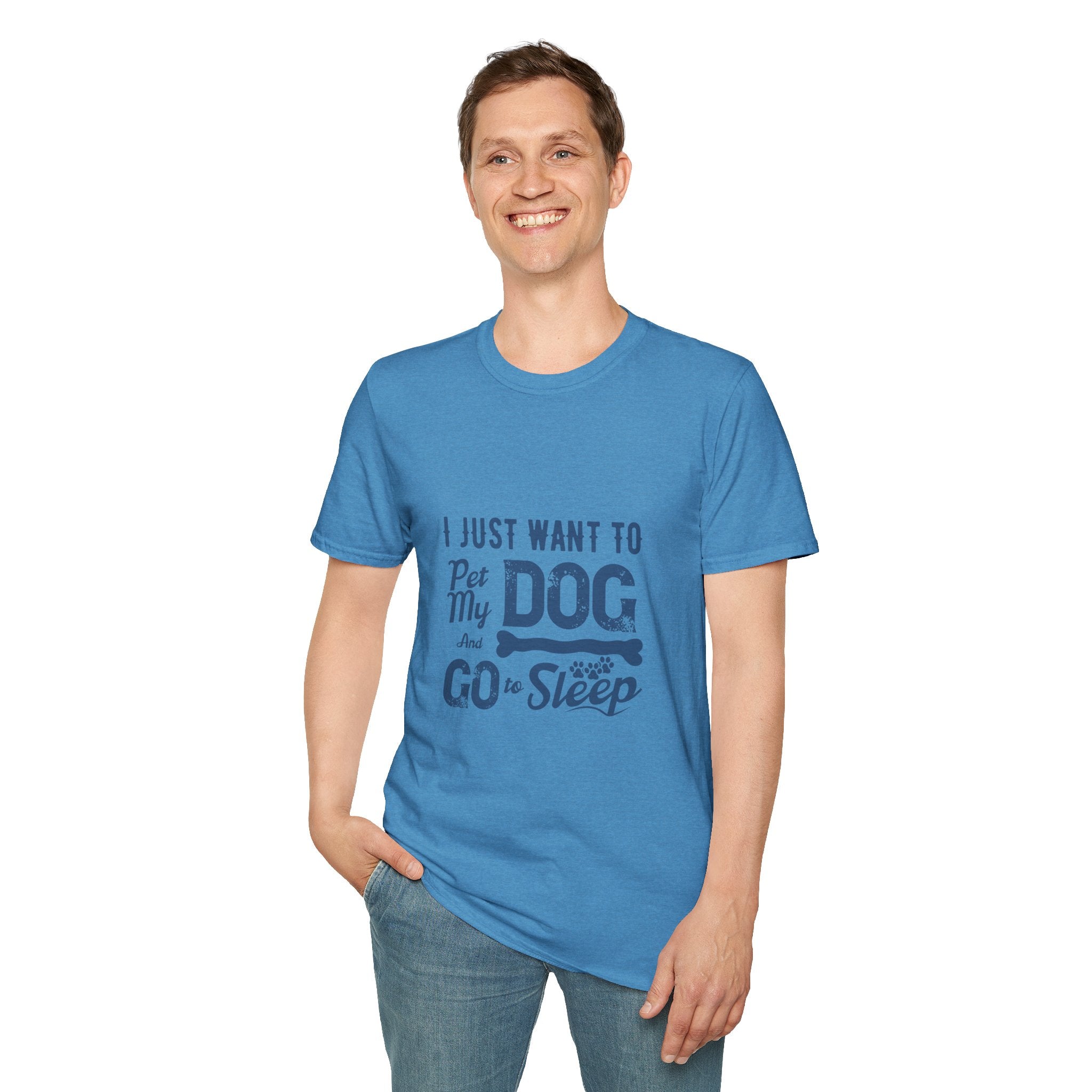 Funny Dog Lover Unisex T-Shirt, Pet Lover Gift, Cute Dog T-Shirt, Dog Mom, Dog Dad Apparel, Animal Lover Shirt
