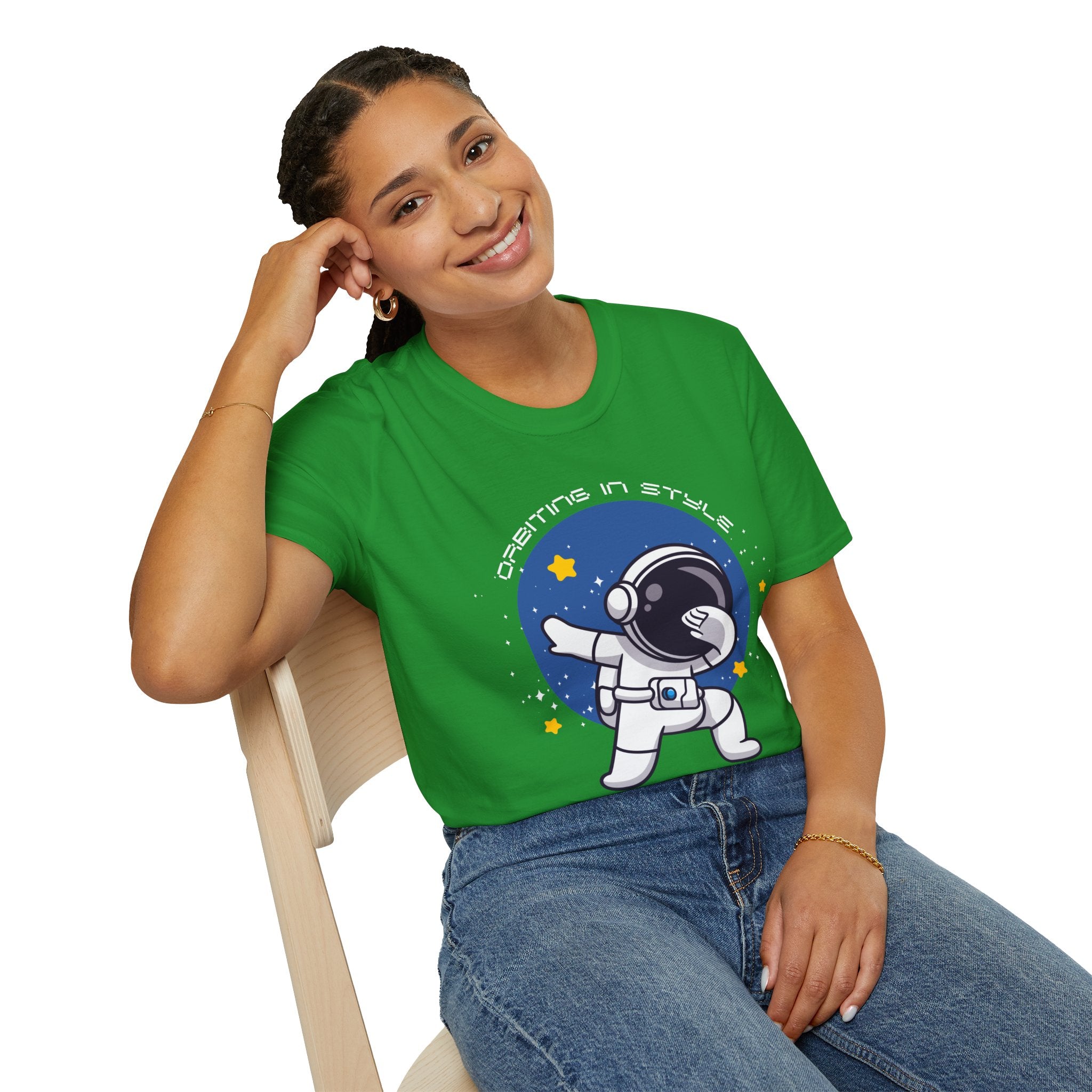 Astronaut Graphic Unisex T-Shirt, Cool Space Tee