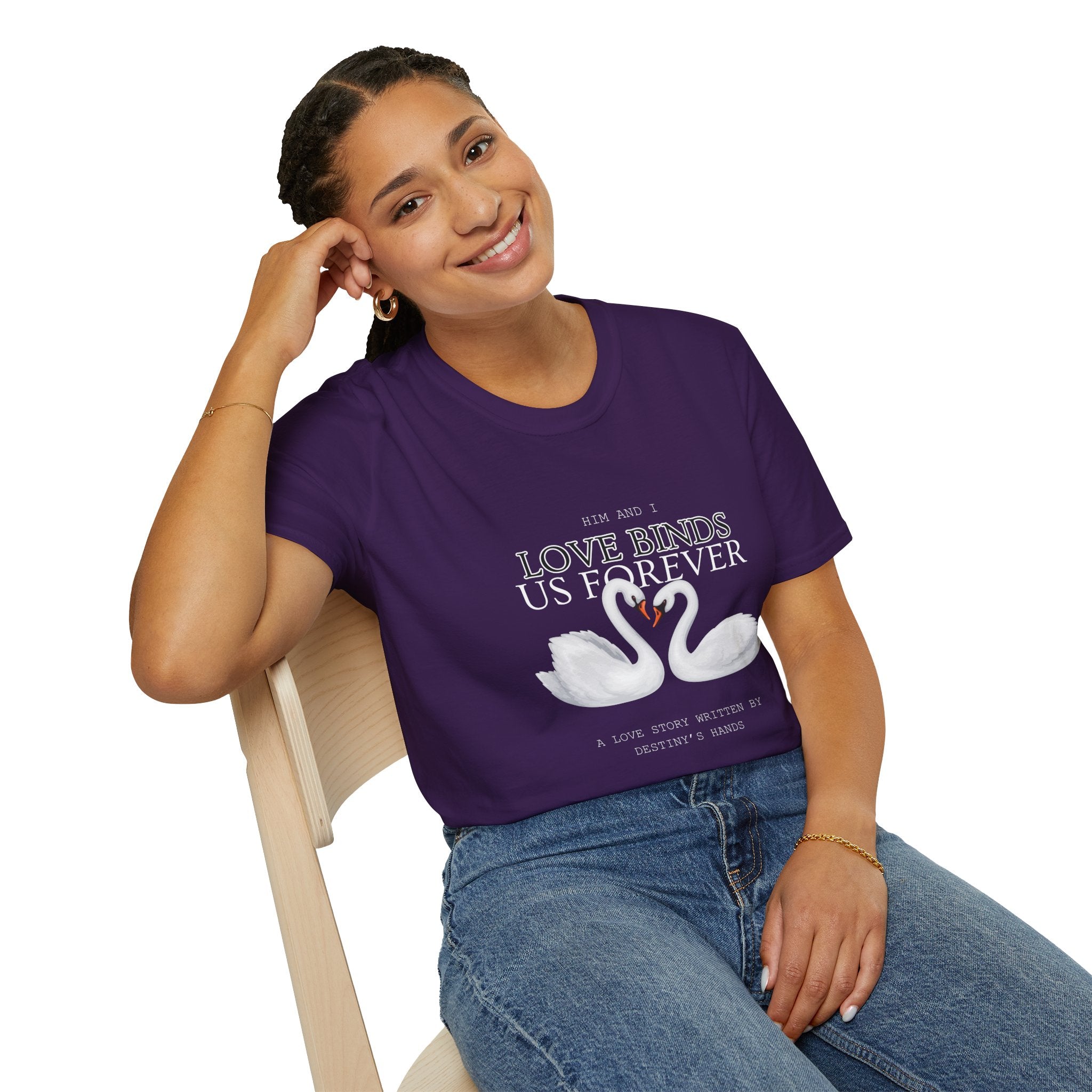Romantic Swan Love T-Shirt | Perfect Gift for Couples
