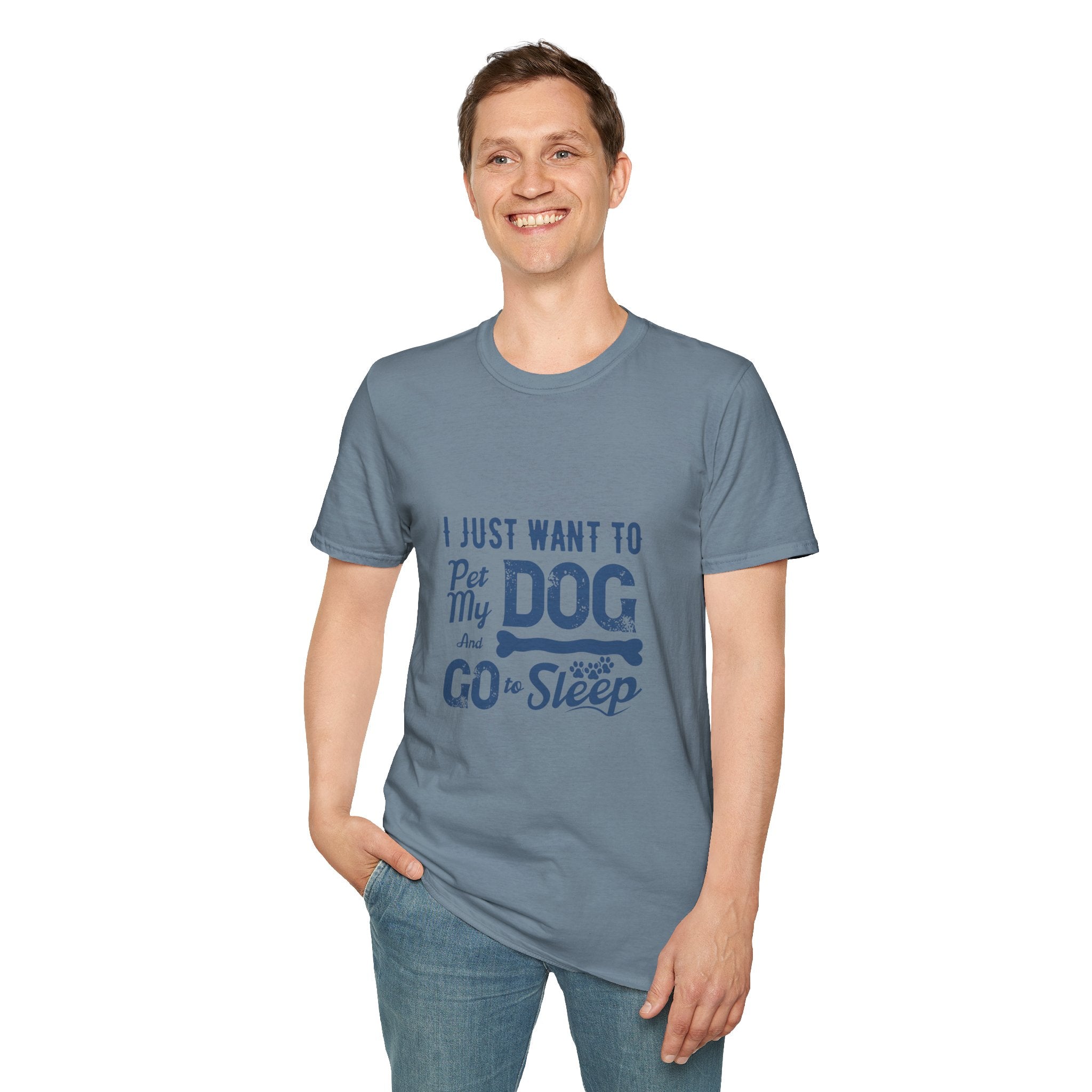 Funny Dog Lover Unisex T-Shirt, Pet Lover Gift, Cute Dog T-Shirt, Dog Mom, Dog Dad Apparel, Animal Lover Shirt