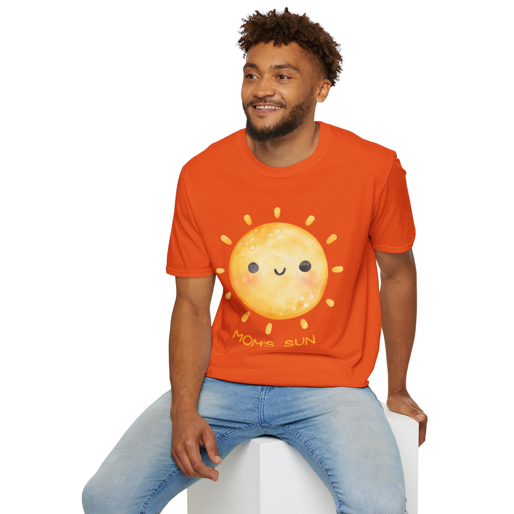 Cute 'Mom's Sun' Unisex Softstyle T-Shirt