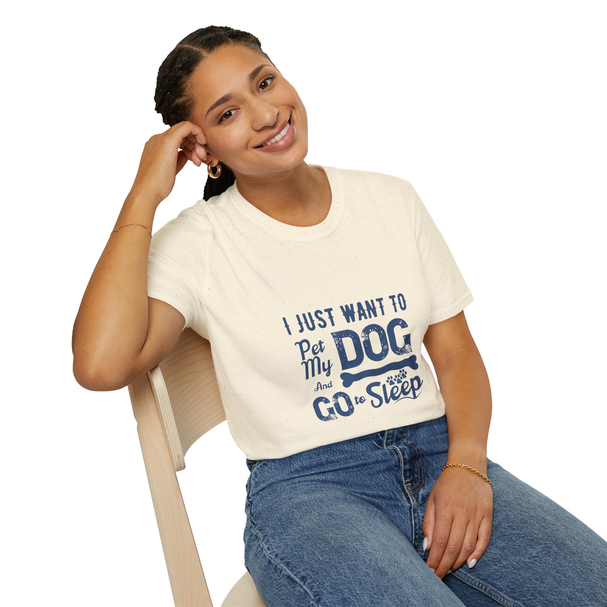Funny Dog Lover Unisex T-Shirt, Pet Lover Gift, Cute Dog T-Shirt, Dog Mom, Dog Dad Apparel, Animal Lover Shirt
