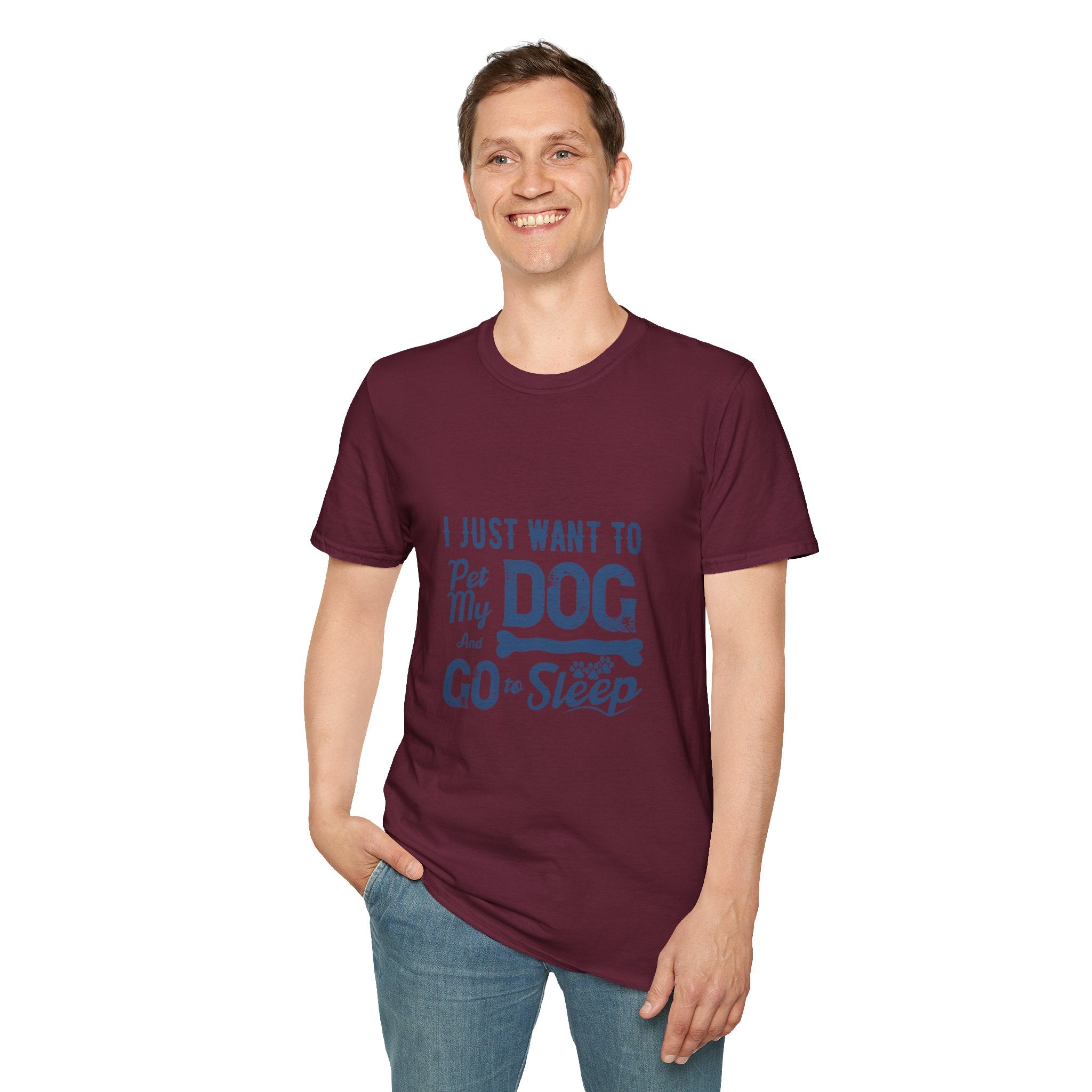 Funny Dog Lover Unisex T-Shirt, Pet Lover Gift, Cute Dog T-Shirt, Dog Mom, Dog Dad Apparel, Animal Lover Shirt