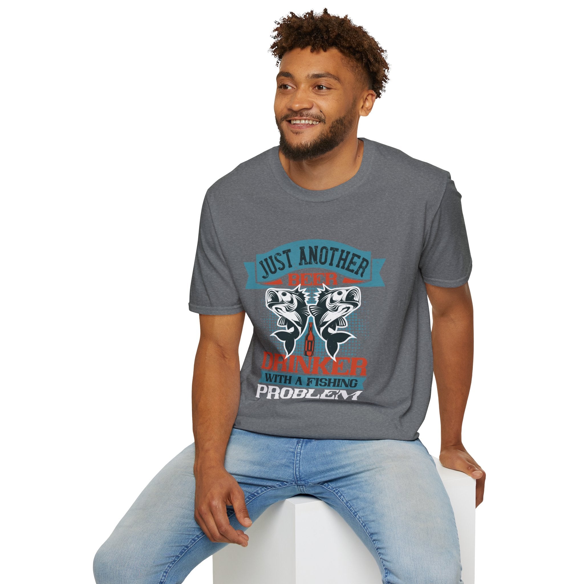 Just Another Beer Drinker Fishing T-Shirt, Unisex Graphic Tee