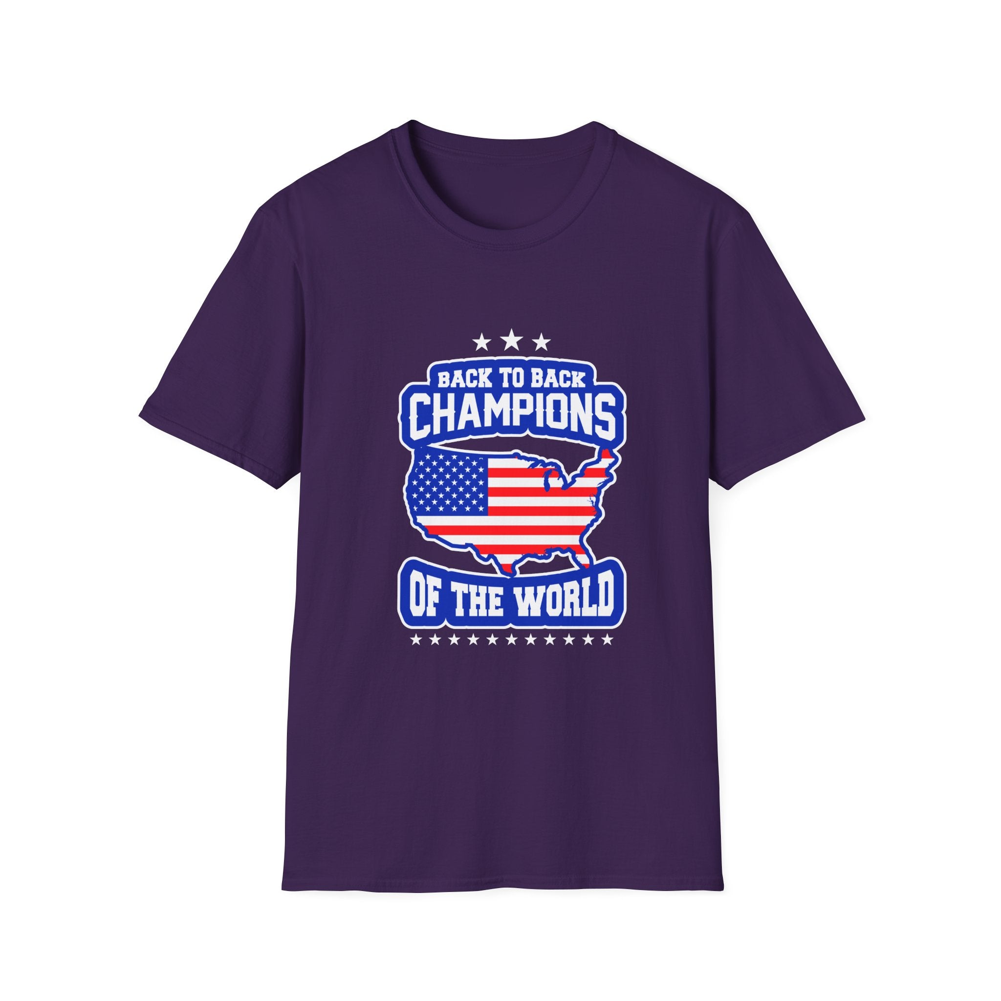 Patriotic Unisex T-Shirt for Champions | Casual Wear, Gift for Sports Lovers, All-American Style, 4th of July, Everyday Comfort