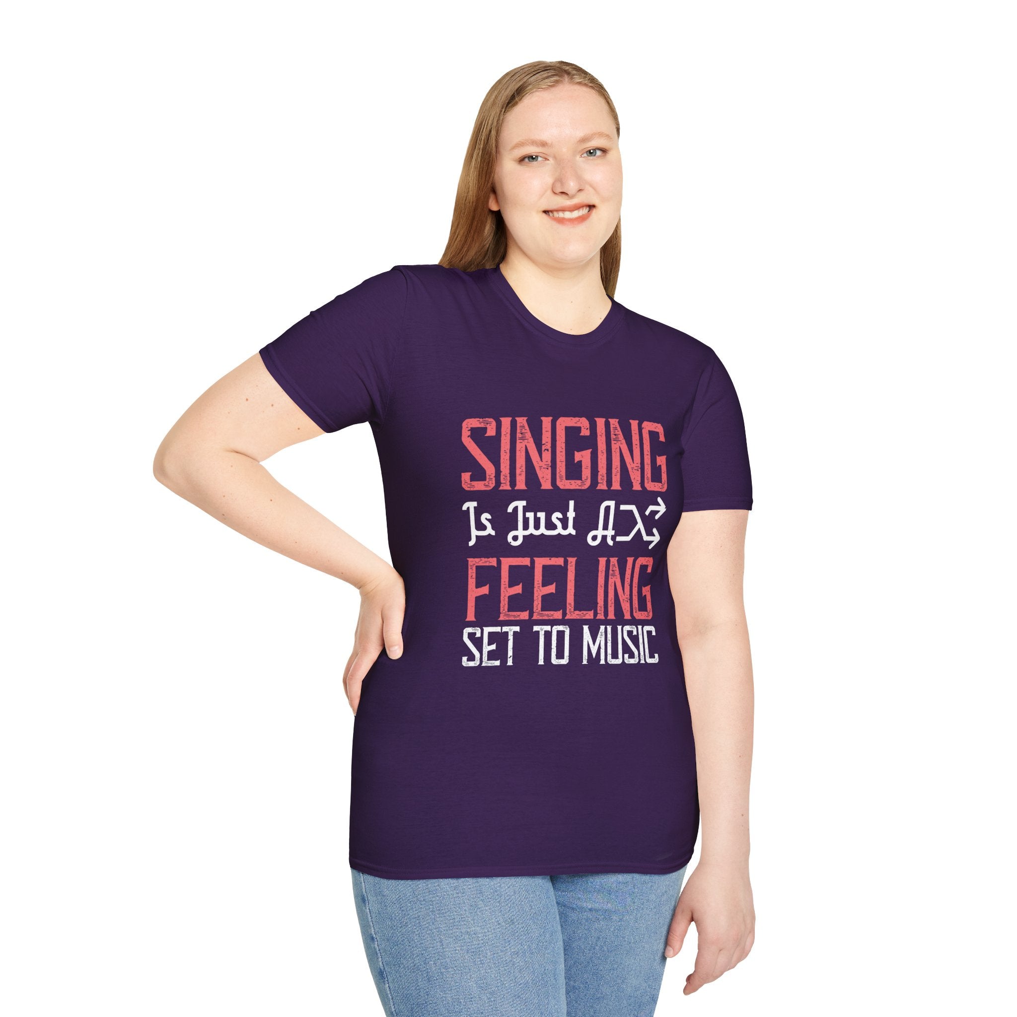 Singing Quote T-Shirt, Unisex Music Lover Tee, Gift for Singers