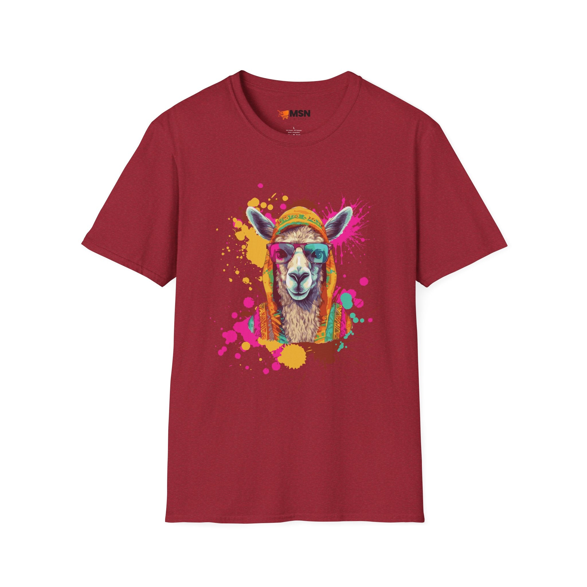 Colorful Llama T-Shirt - Fun Gift for Animal Lovers