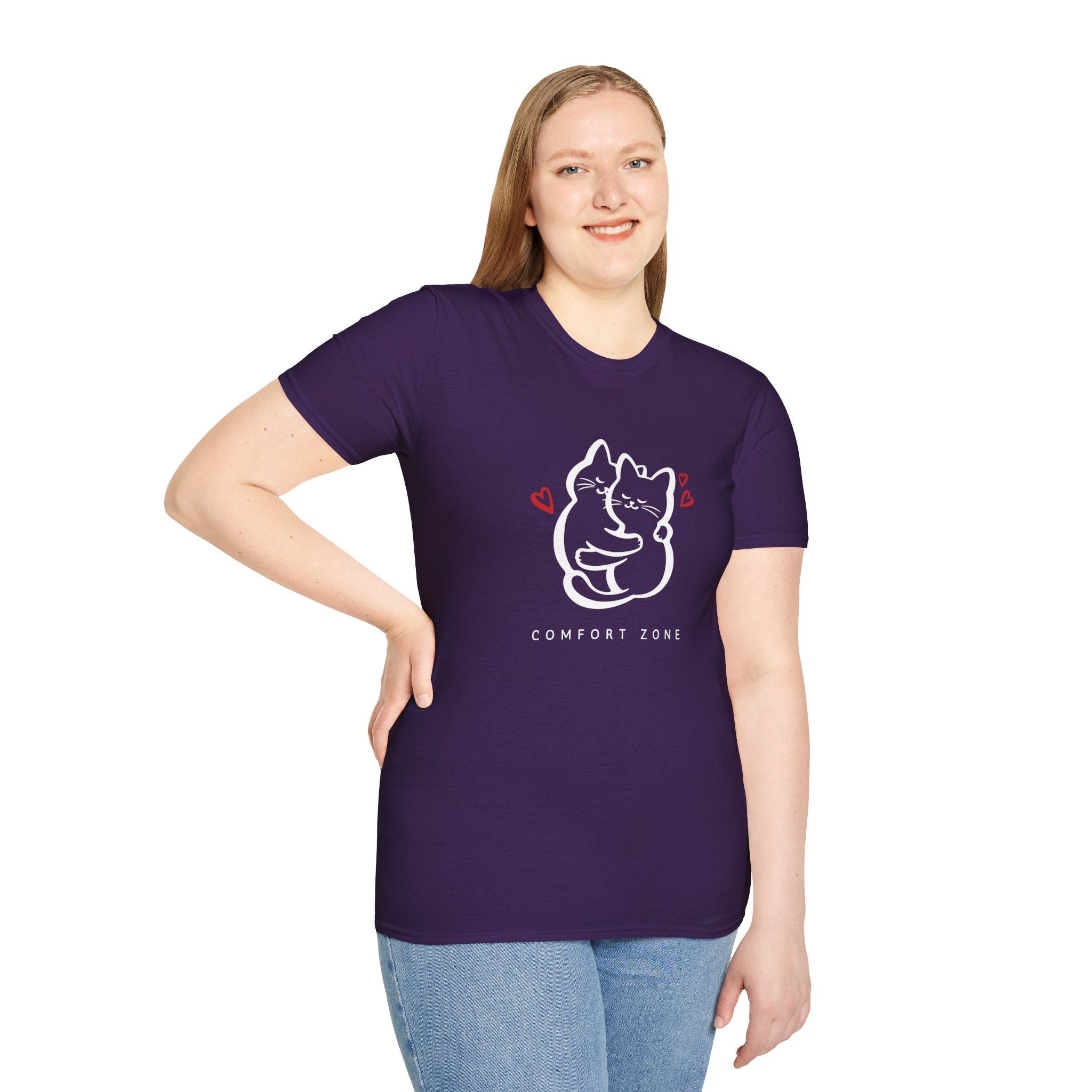 Cozy Cat Lovers T-Shirt, Comfortable Tee for Pet Owners