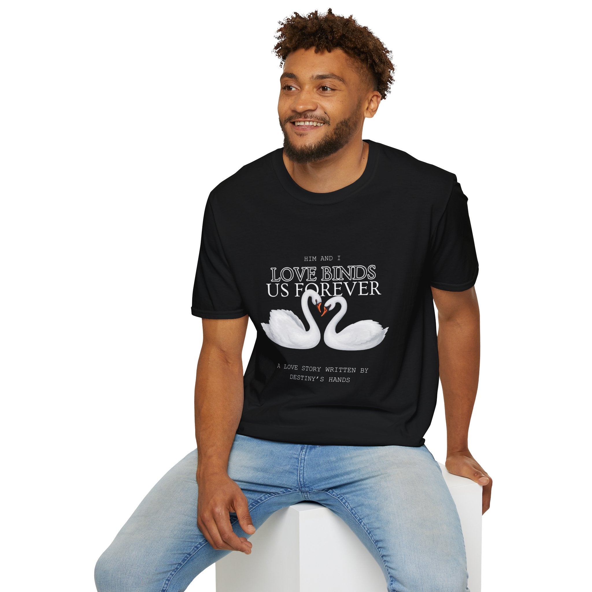 Romantic Swan Love T-Shirt | Perfect Gift for Couples