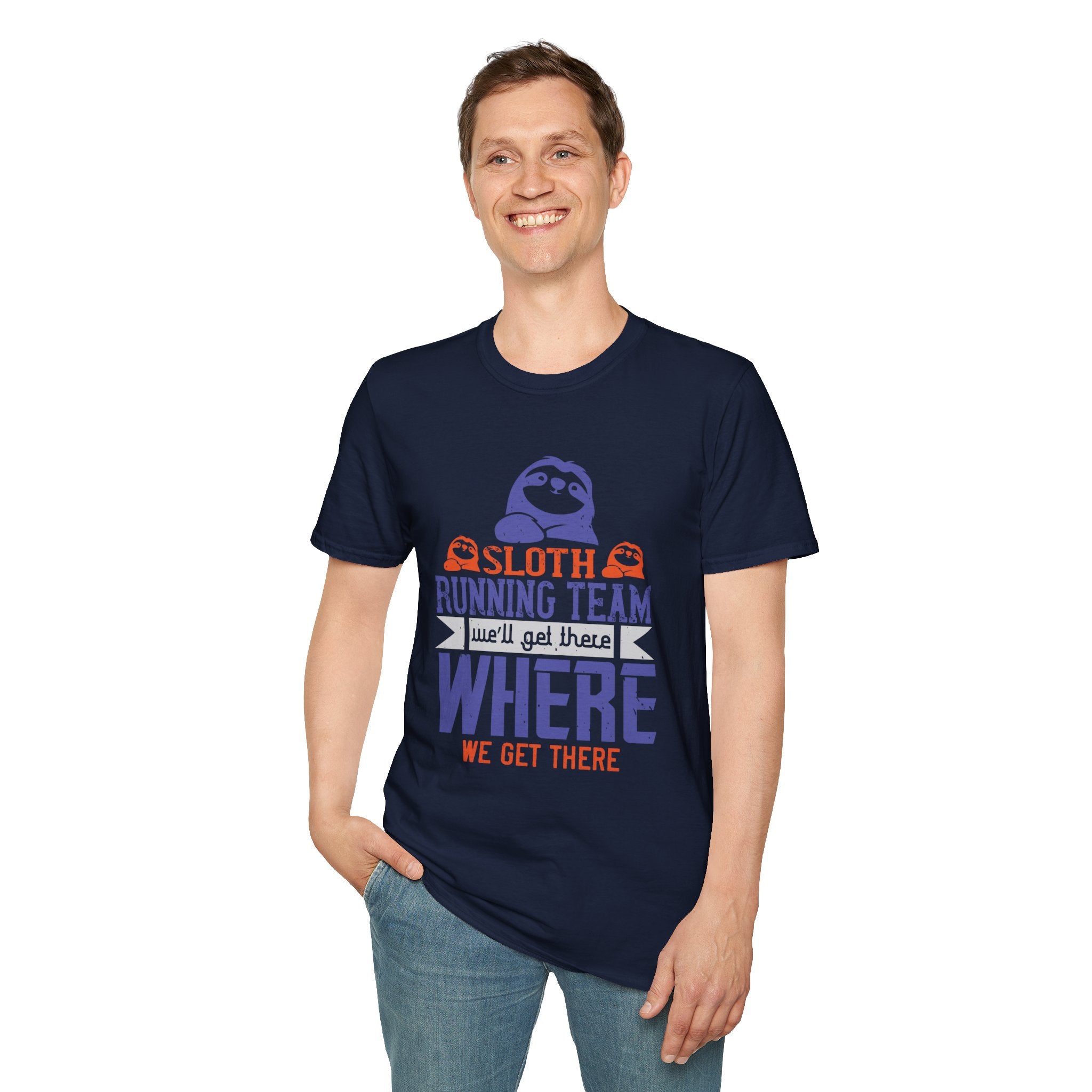 Sloth Running Team T-Shirt, Funny Running Shirt