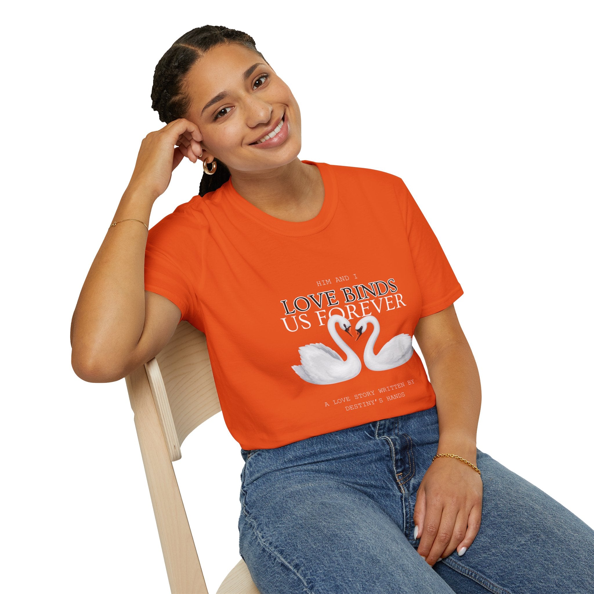 Romantic Swan Love T-Shirt | Perfect Gift for Couples