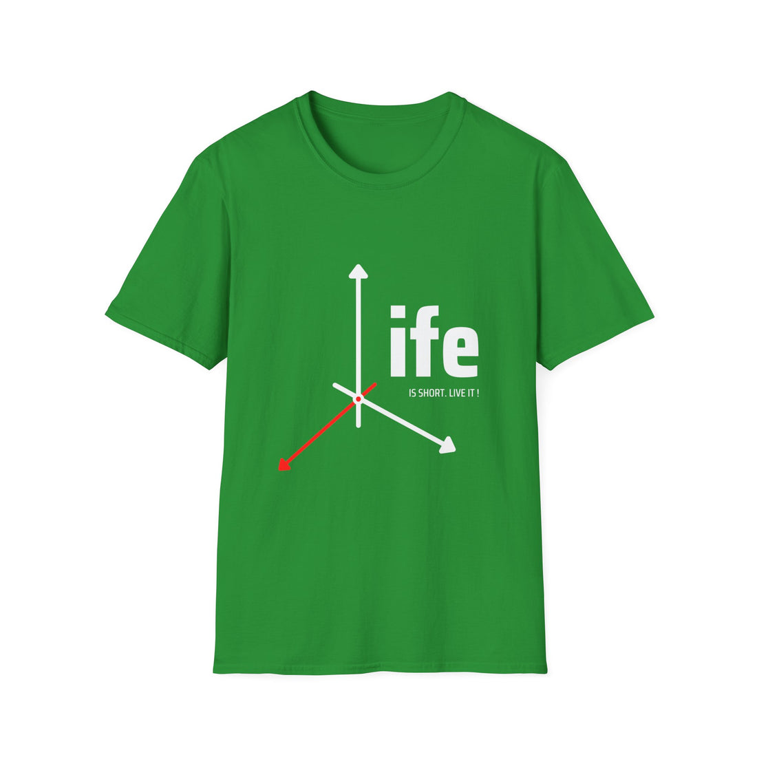 Life Direction Unisex T-Shirt, Motivational Tee, Casual Wear, Gift for Friends, Inspirational Life quote, Everyday Style