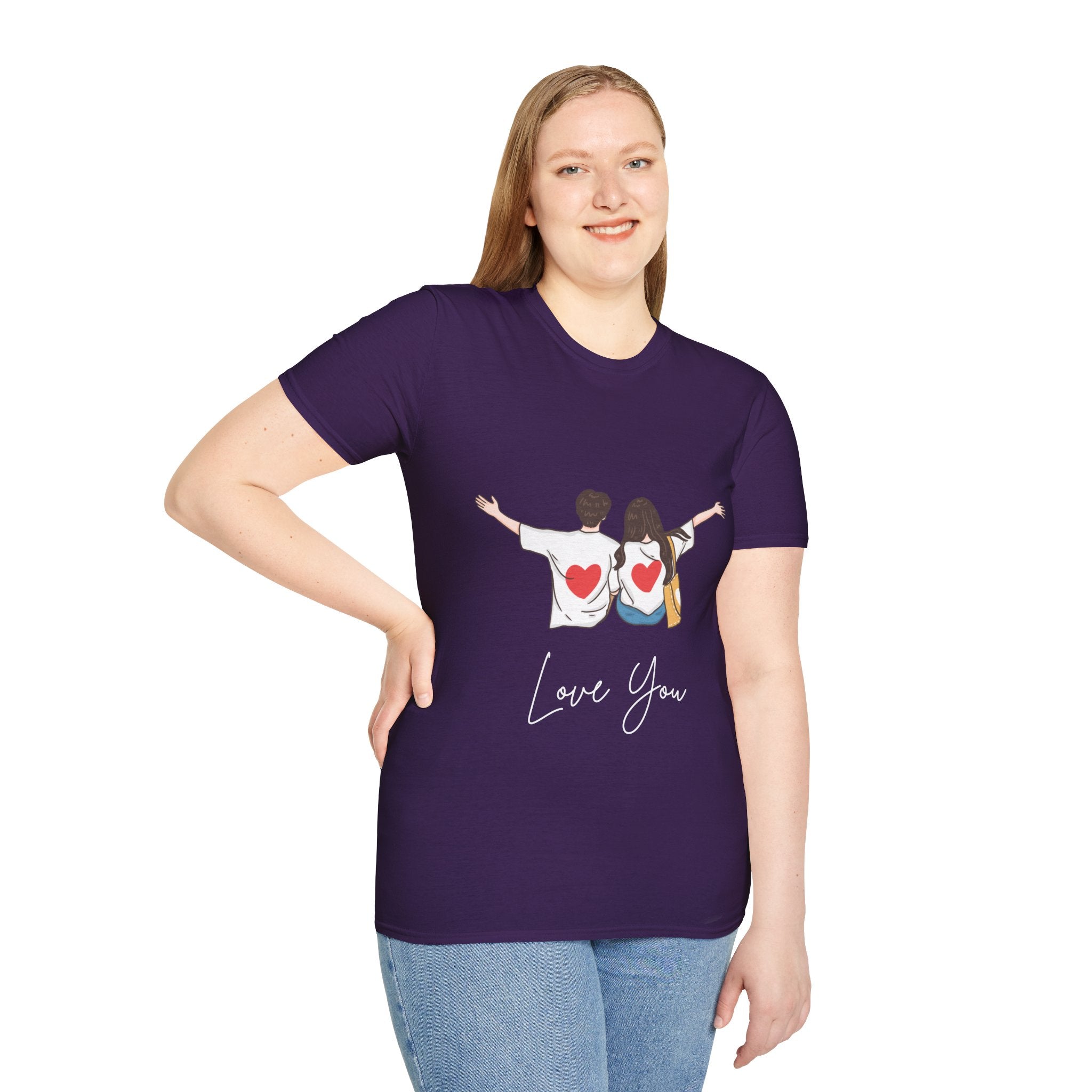 Love You Couple T-Shirt, Romantic Gift, Valentine’s Day Tee